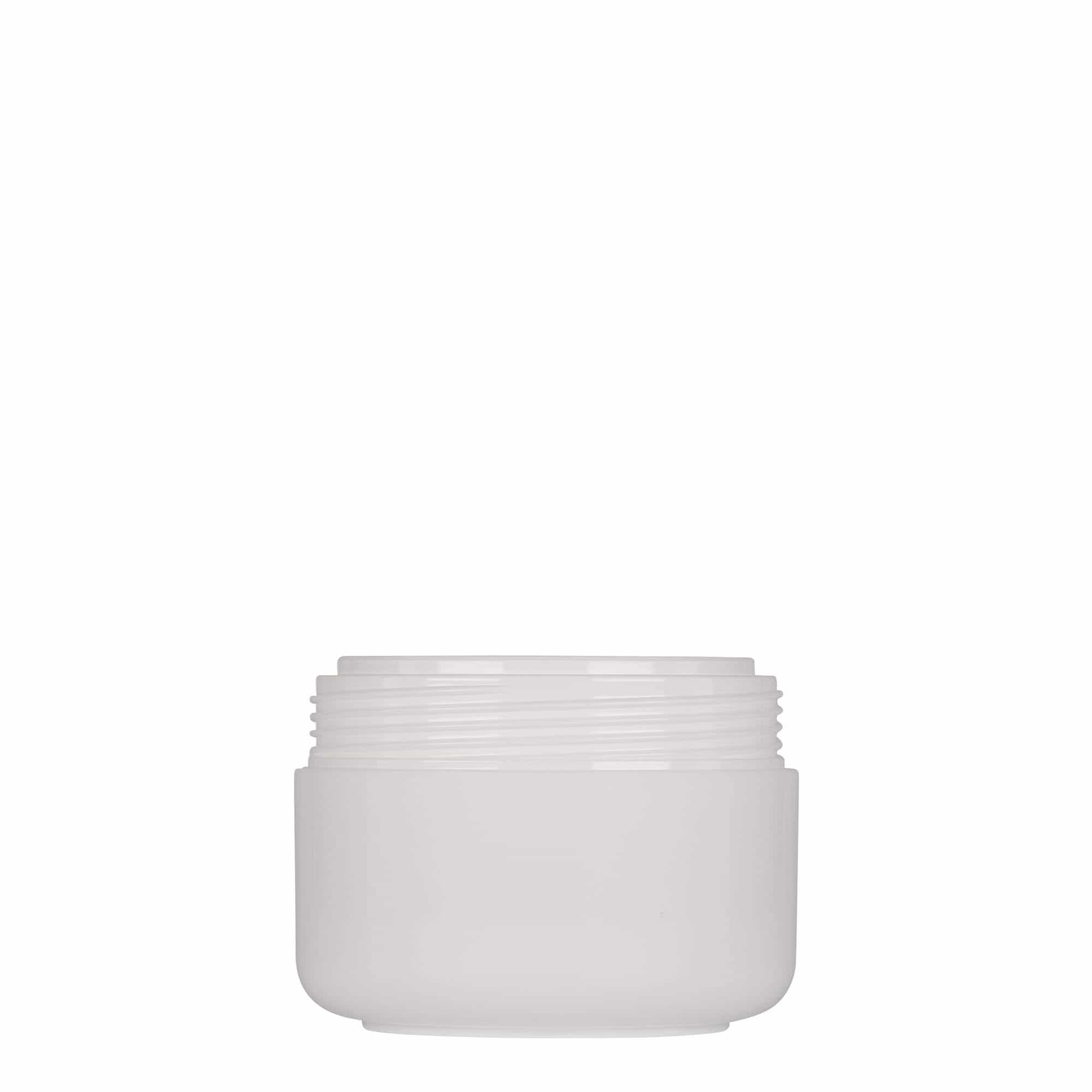 100 ml пластмасова кутия „Bianca“, PP, бяла, затваряне: винтова капачка
