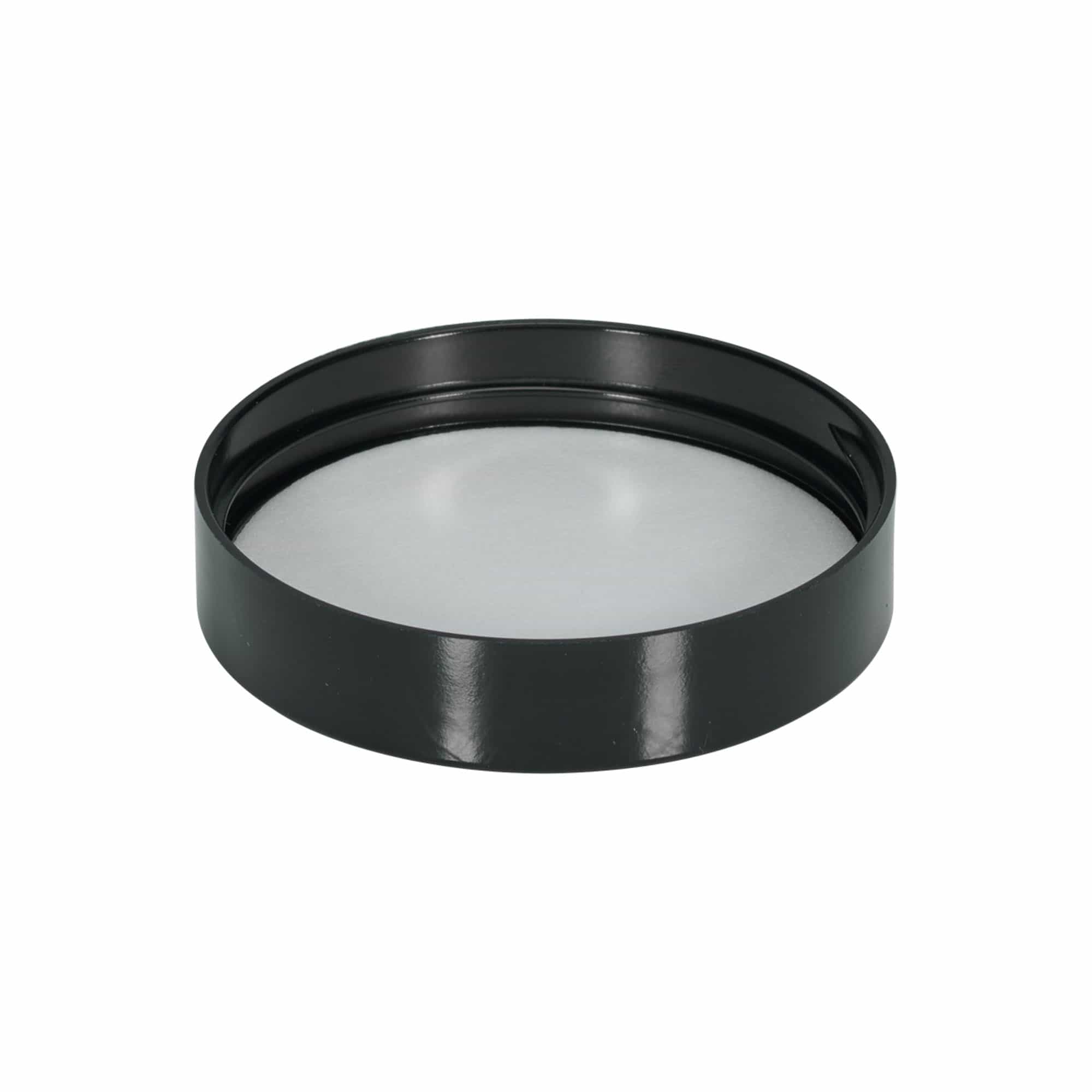 Винтова капачка за 120 ml „Brown Line“, HPM пластмаса, черна