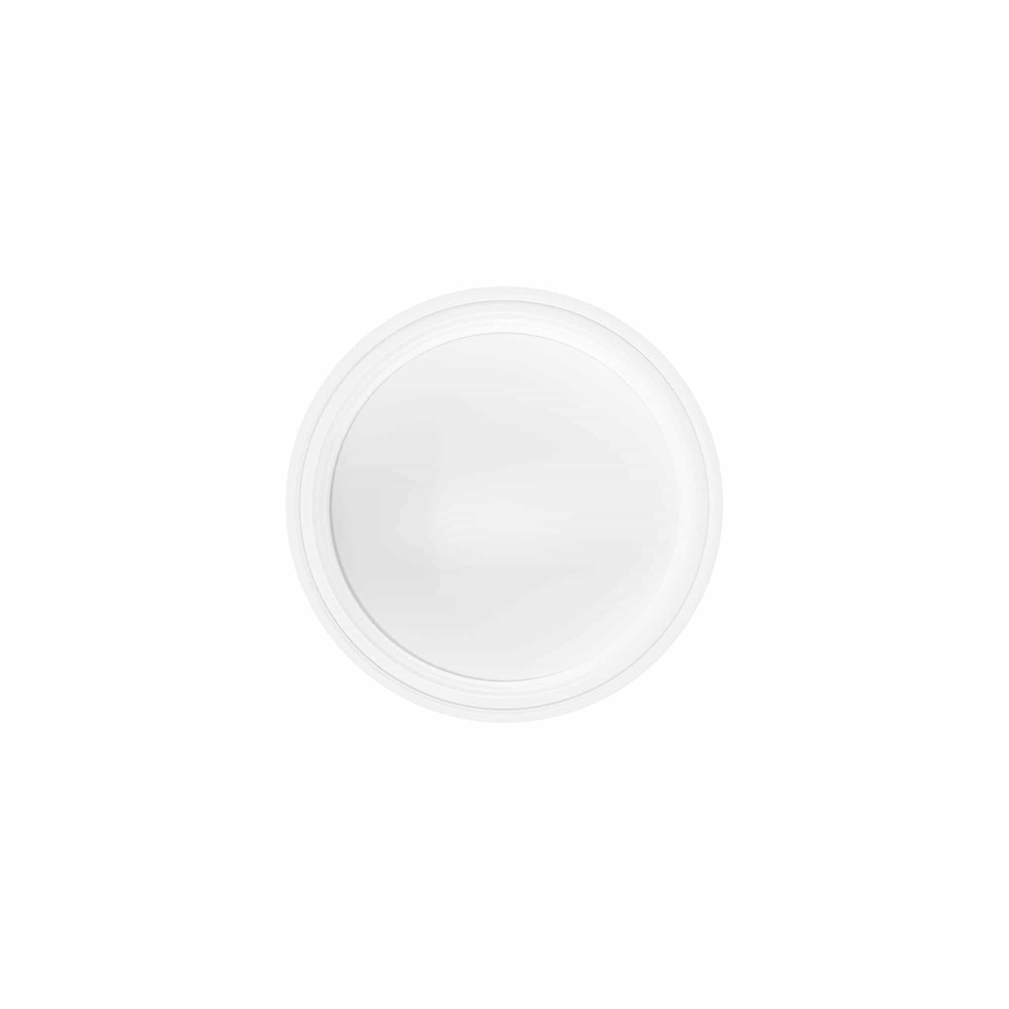 Винтова капачка 50 ml, SAN пластмаса, бяла