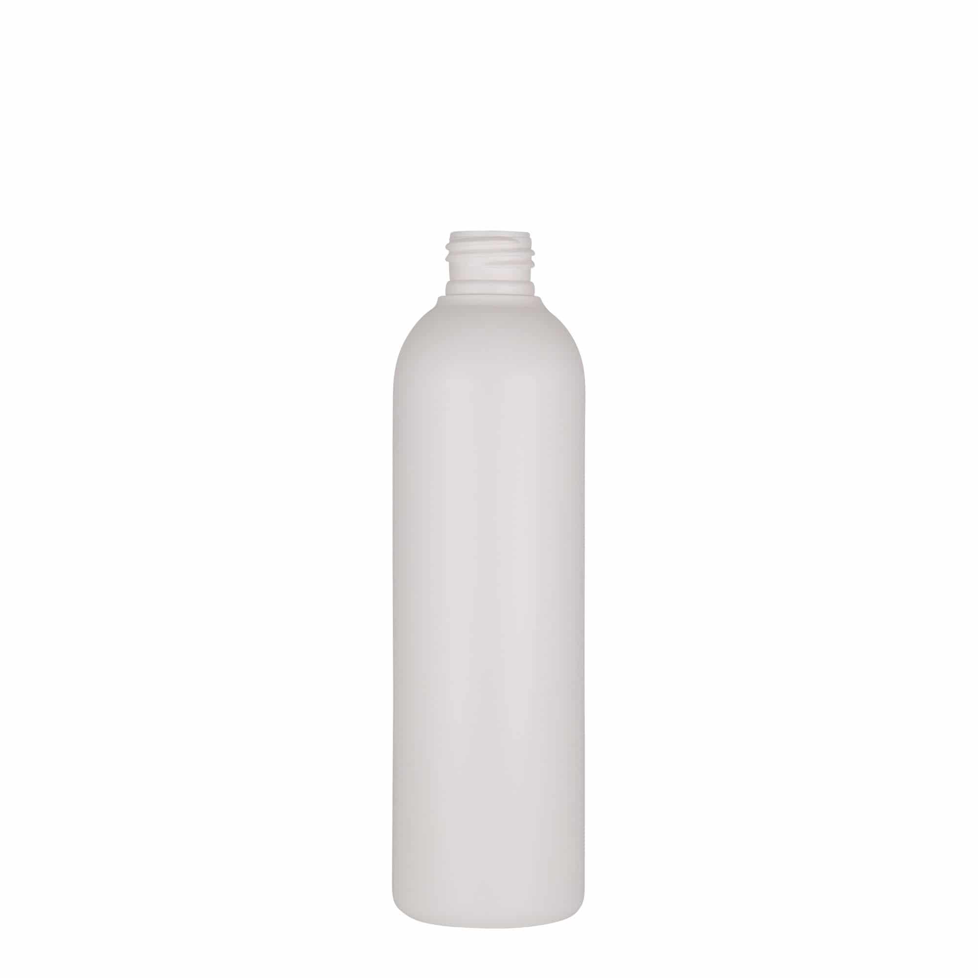 250 ml пластмасова бутилка „Tuffy“, HDPE, бяла, затваряне: винтова капачка GPI 24/410 250 ml пластмасова бутилка „Tuffy“, HDPE, бяла, затваряне: винтова капачка GPI 24/410