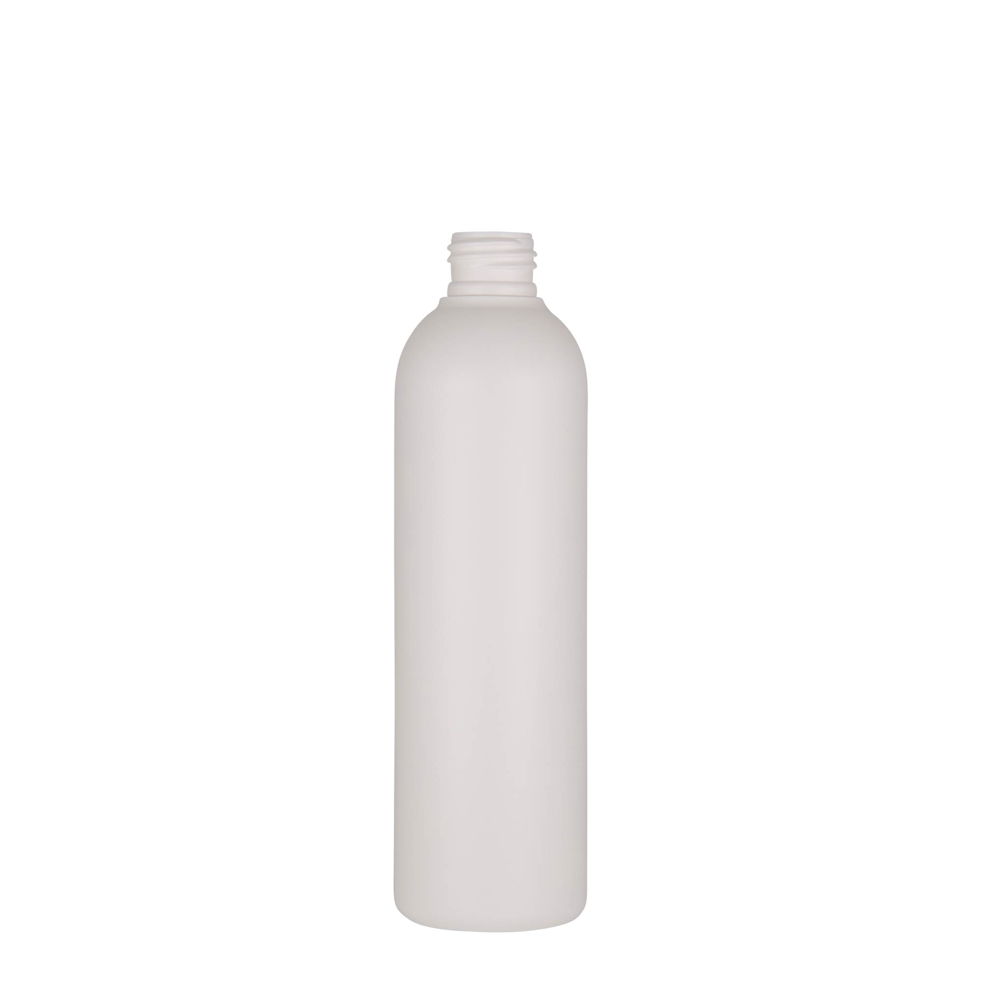 250 мл пластмасова бутилка 'Tuffy', HDPE, бяла, гърло: 24/410 250 мл пластмасова бутилка 'Tuffy', HDPE, бяла, гърло: 24/410