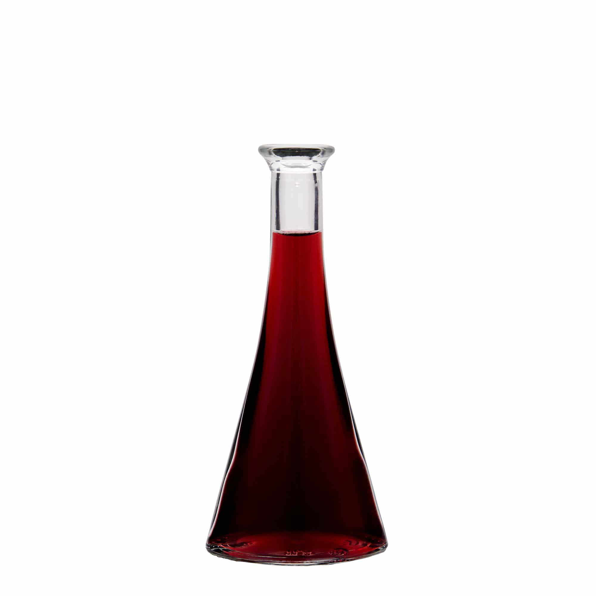 100 ml стъклена бутилка „Veronica“, полукръгла, затваряне: коркова тапа