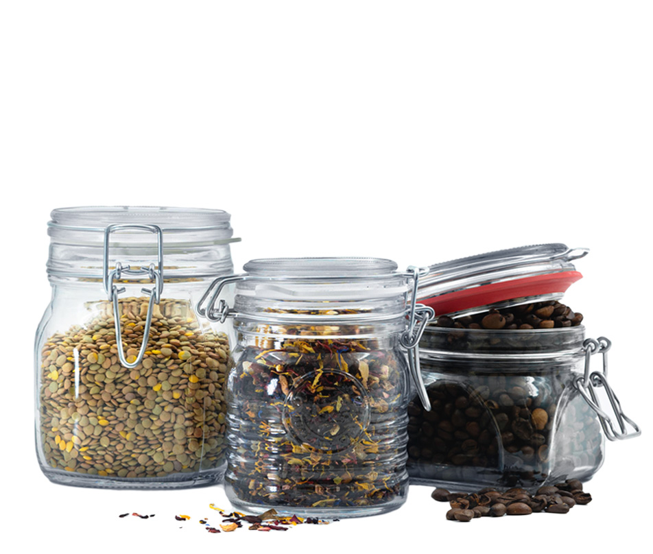 Буркани с клипс