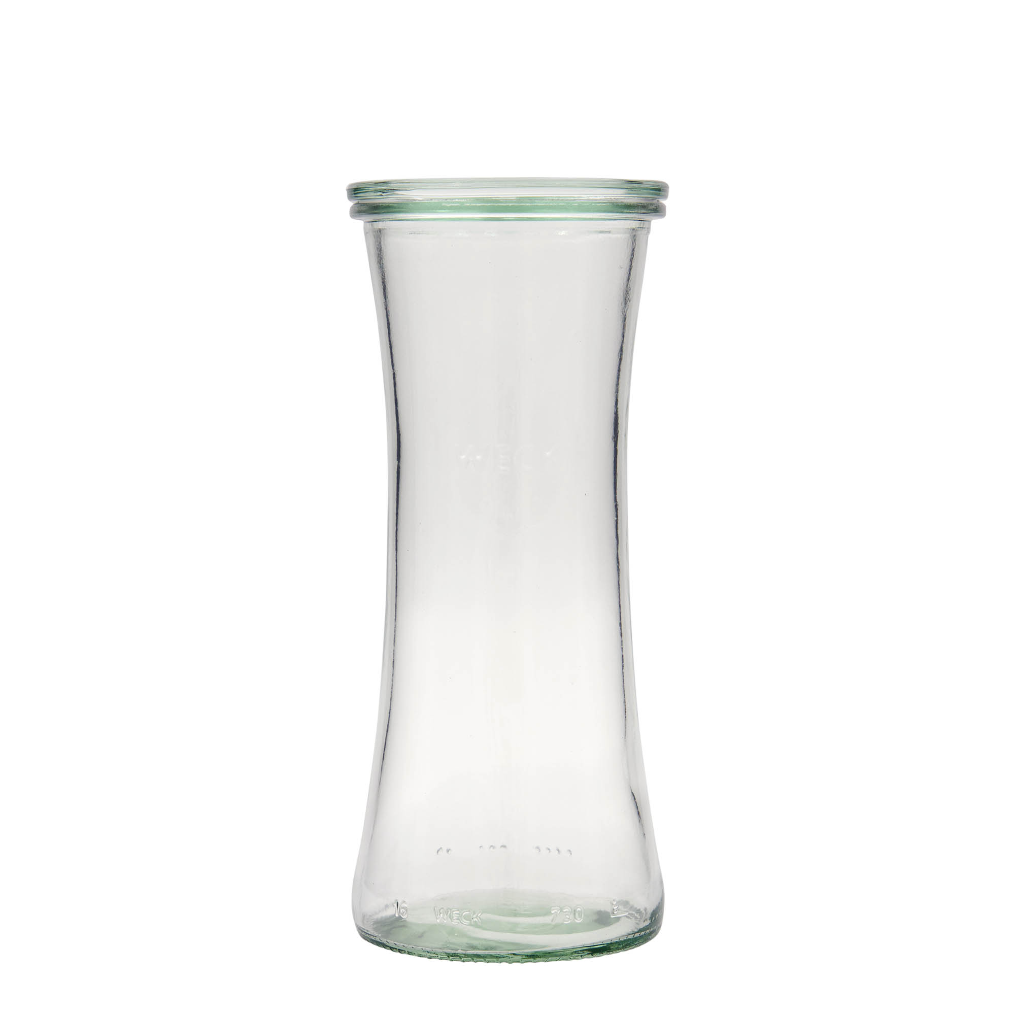 6x 730 ml WECK-деликатесен буркан със стъклен капак RR 80