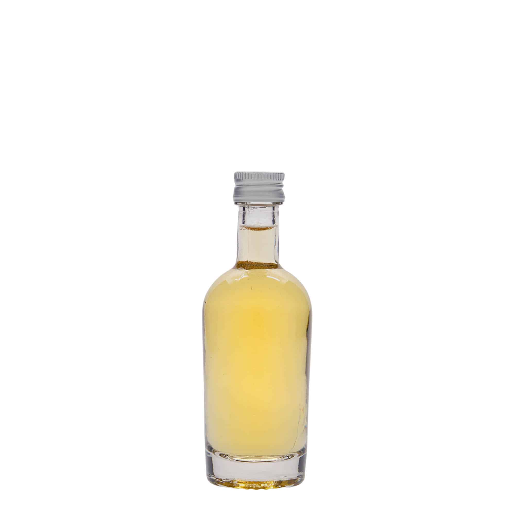 50 ml стъклена бутилка „Pepe“, затваряне: капачка PP 18