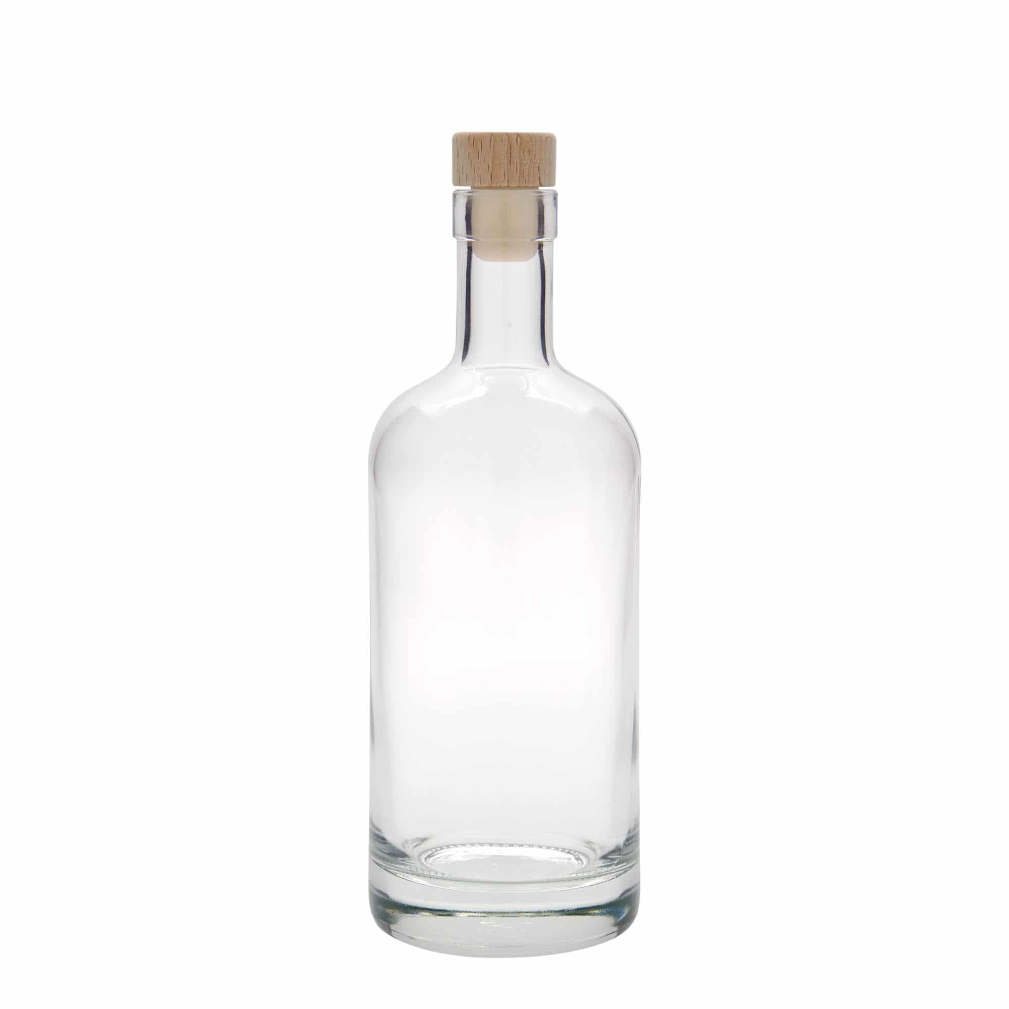 500 ml стъклена бутилка „Linea Uno“, затваряне: коркова тапа