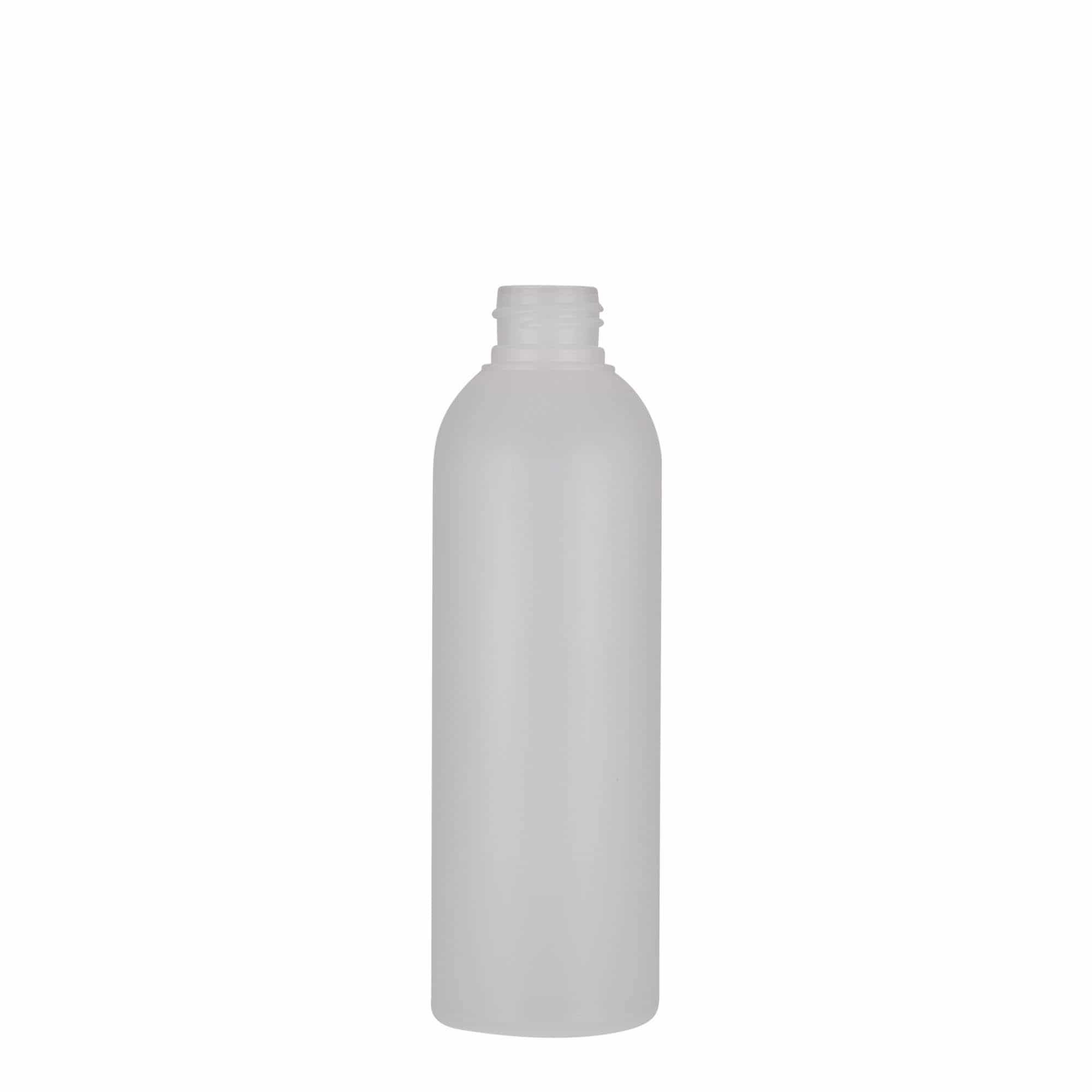 200 ml пластмасова бутилка „Tuffy“, HDPE, естествен цвят, затваряне: винтова капачка GPI 24/410 200 ml пластмасова бутилка „Tuffy“, HDPE, естествен цвят, затваряне: винтова капачка GPI 24/410