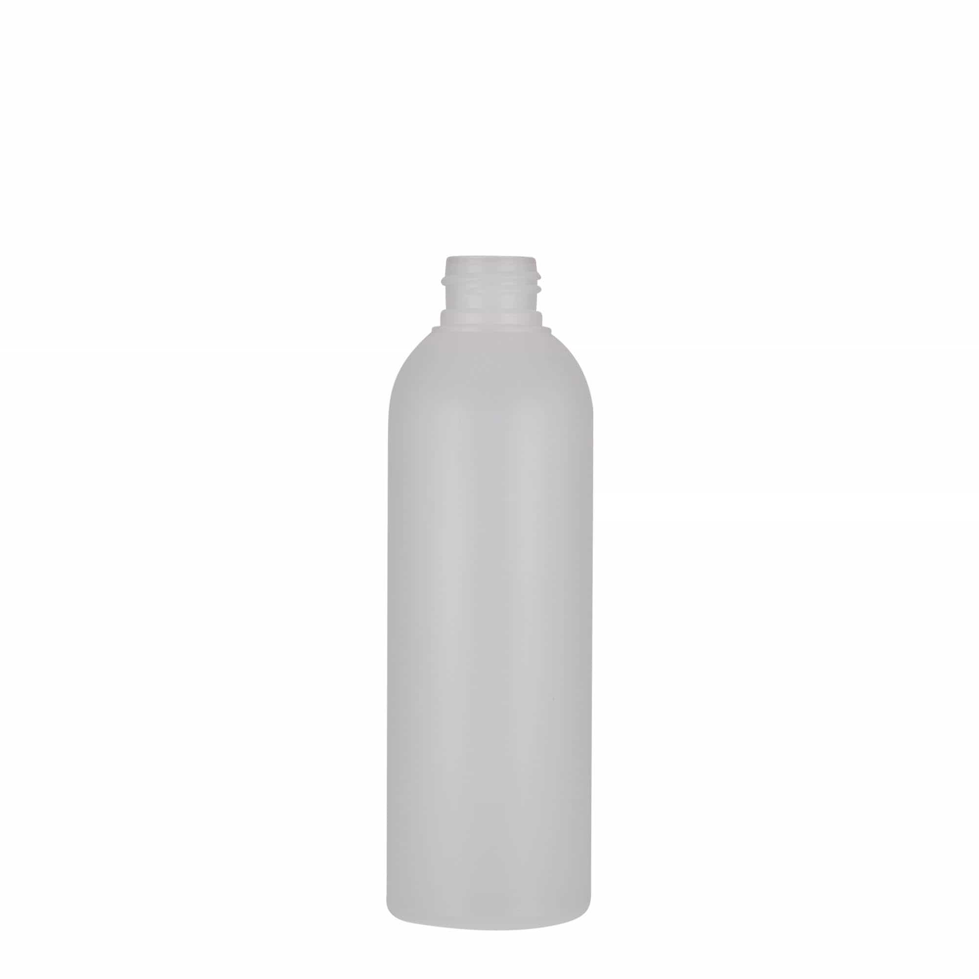 200 мл пластмасова бутилка 'Tuffy', HDPE, натурална, отвор: 24/410
