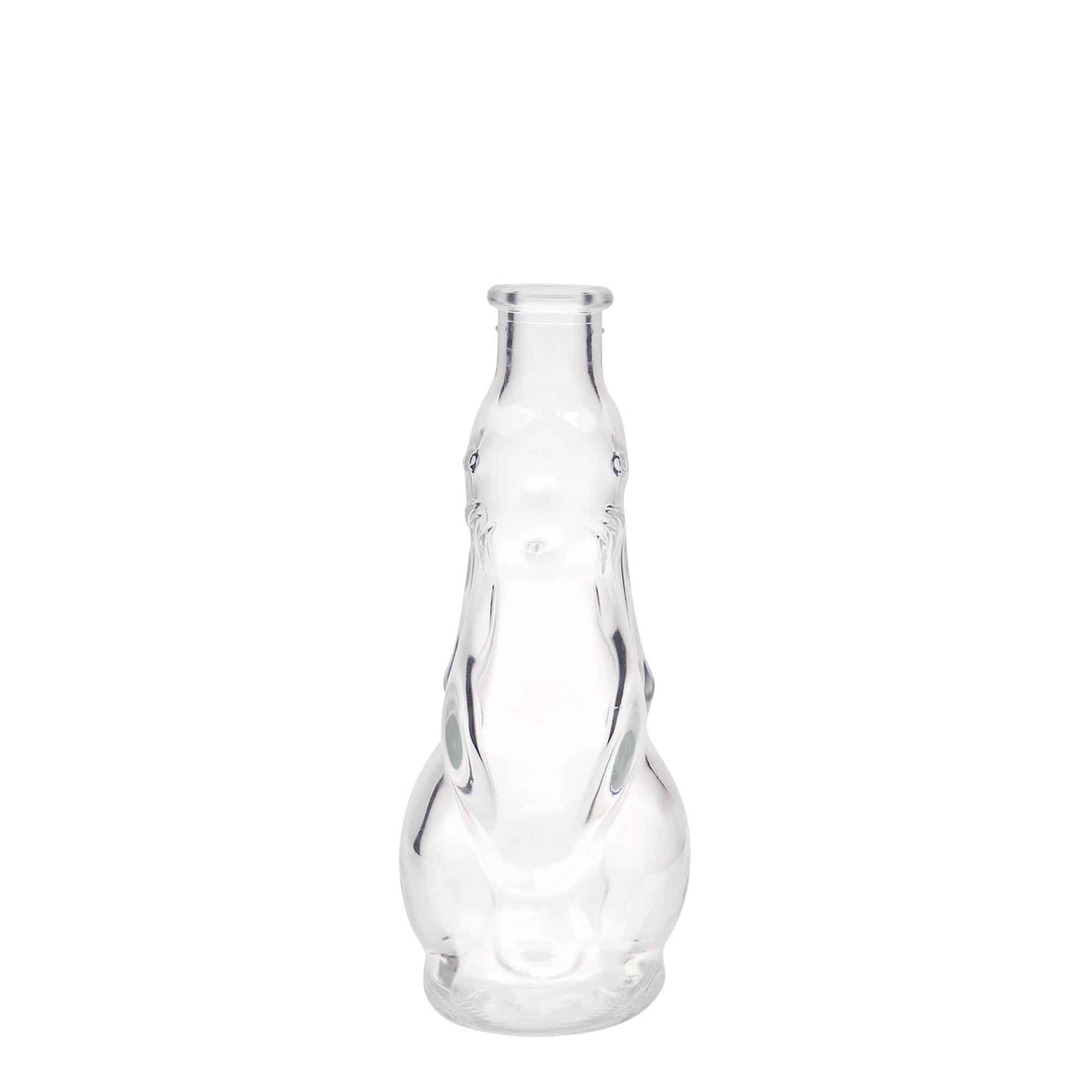 200 ml стъклена бутилка „Заек“, затваряне: коркова тапа