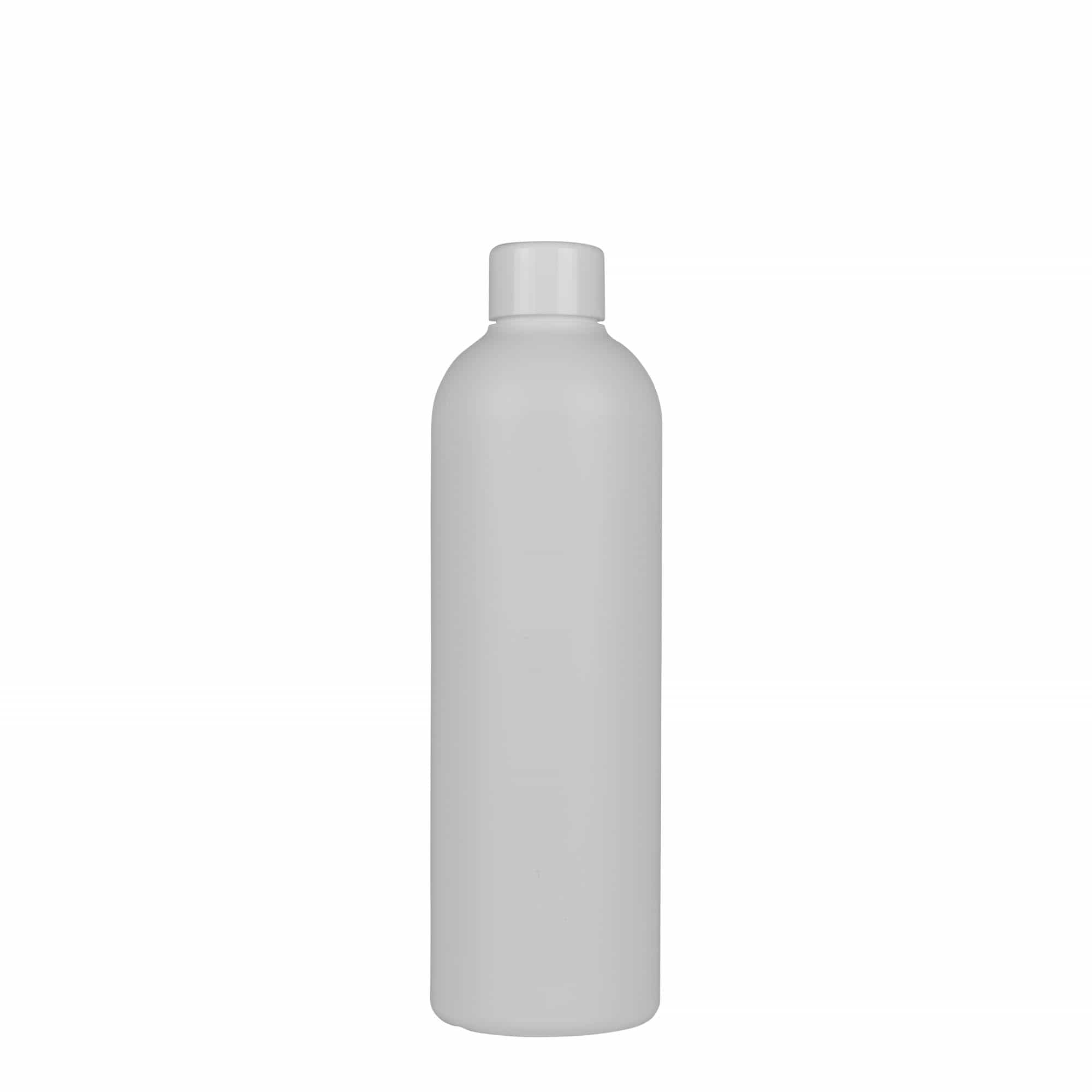 300 мл пластмасова бутилка 'Tuffy', HDPE, бяла, гърло: 24/410