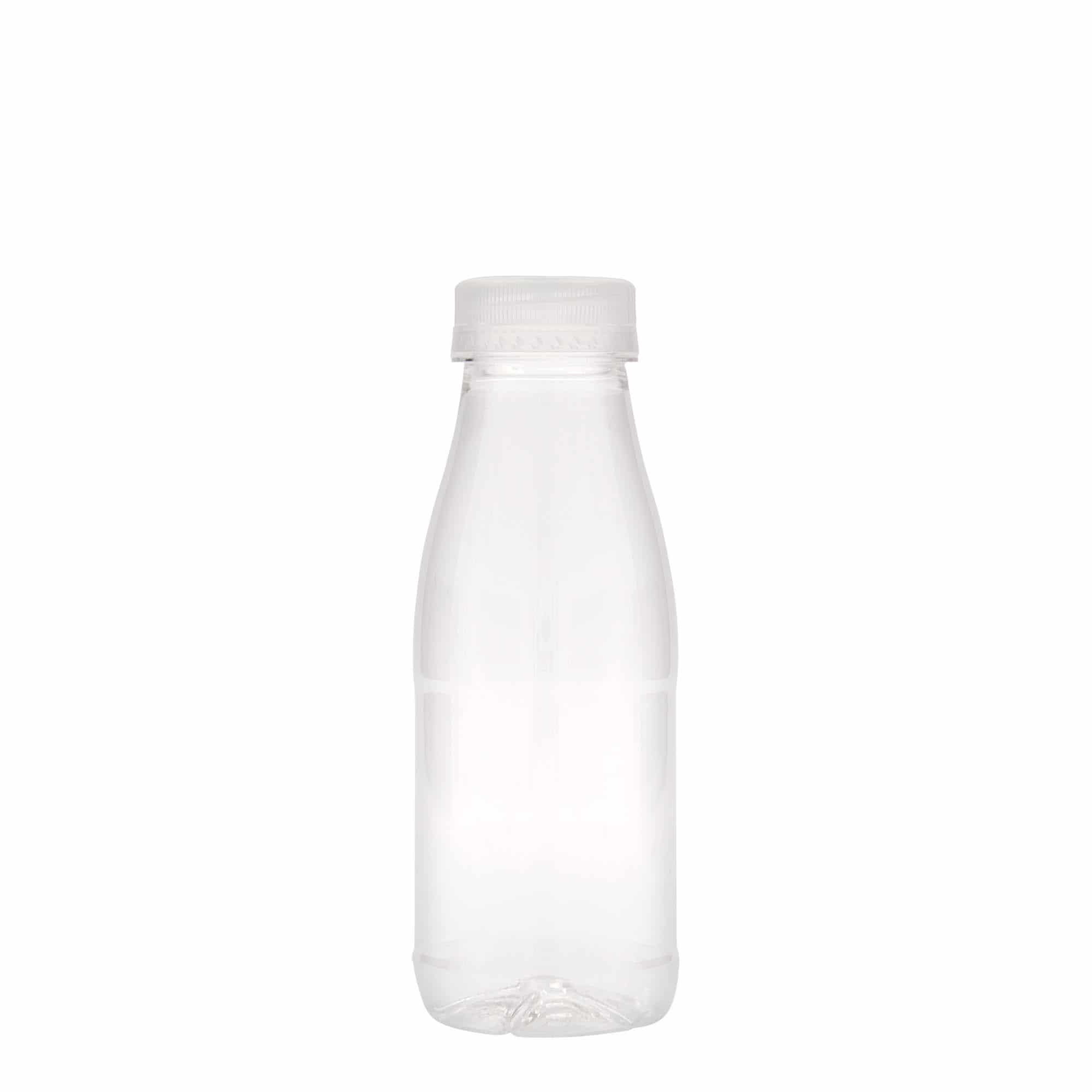 330 ml PET бутилка „Мляко и сок“, пластмасова, затваряне: 38 mm