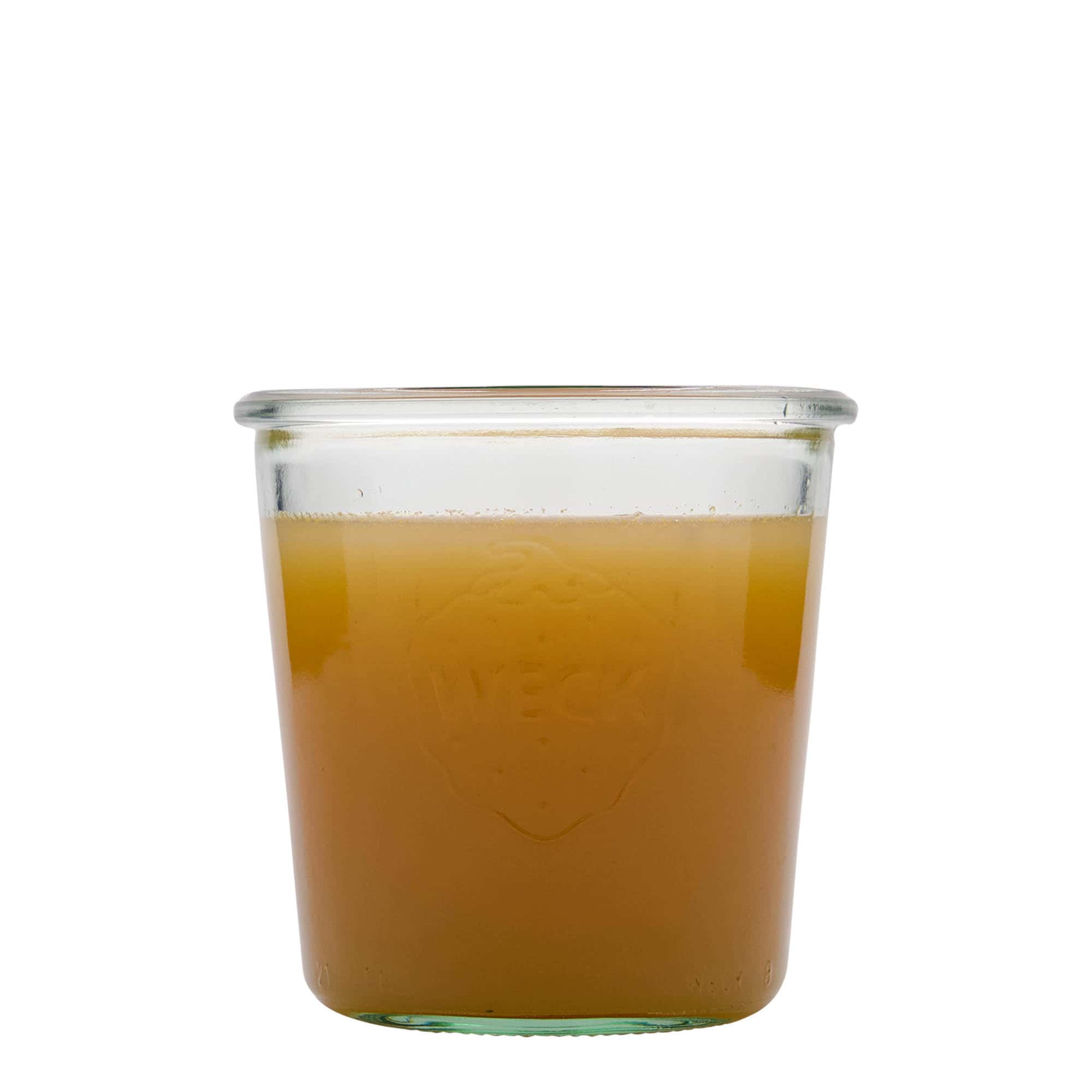 580 ml буркан с широк отвор WECK, затваряне: заоблен ръб