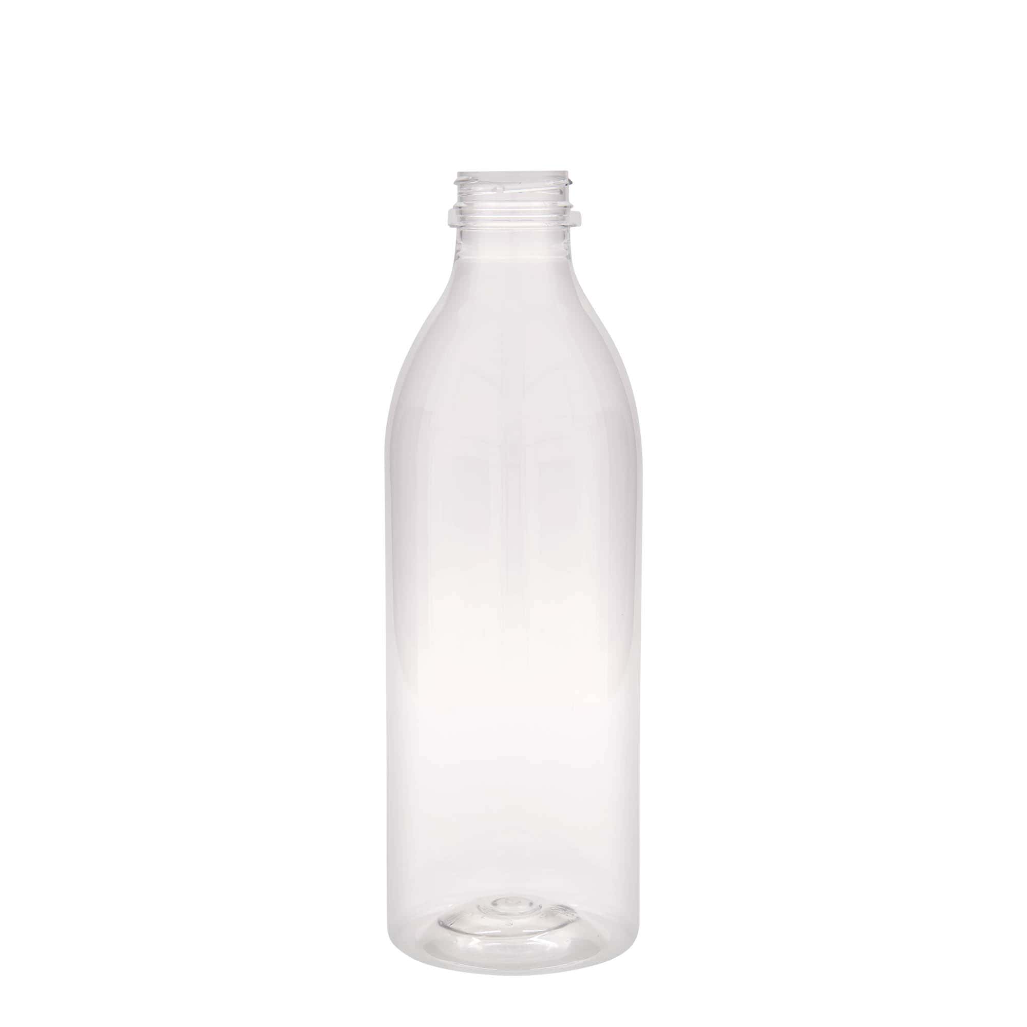 1.000 ml PET бутилка стандарт, пластмаса, гърло: 38 мм