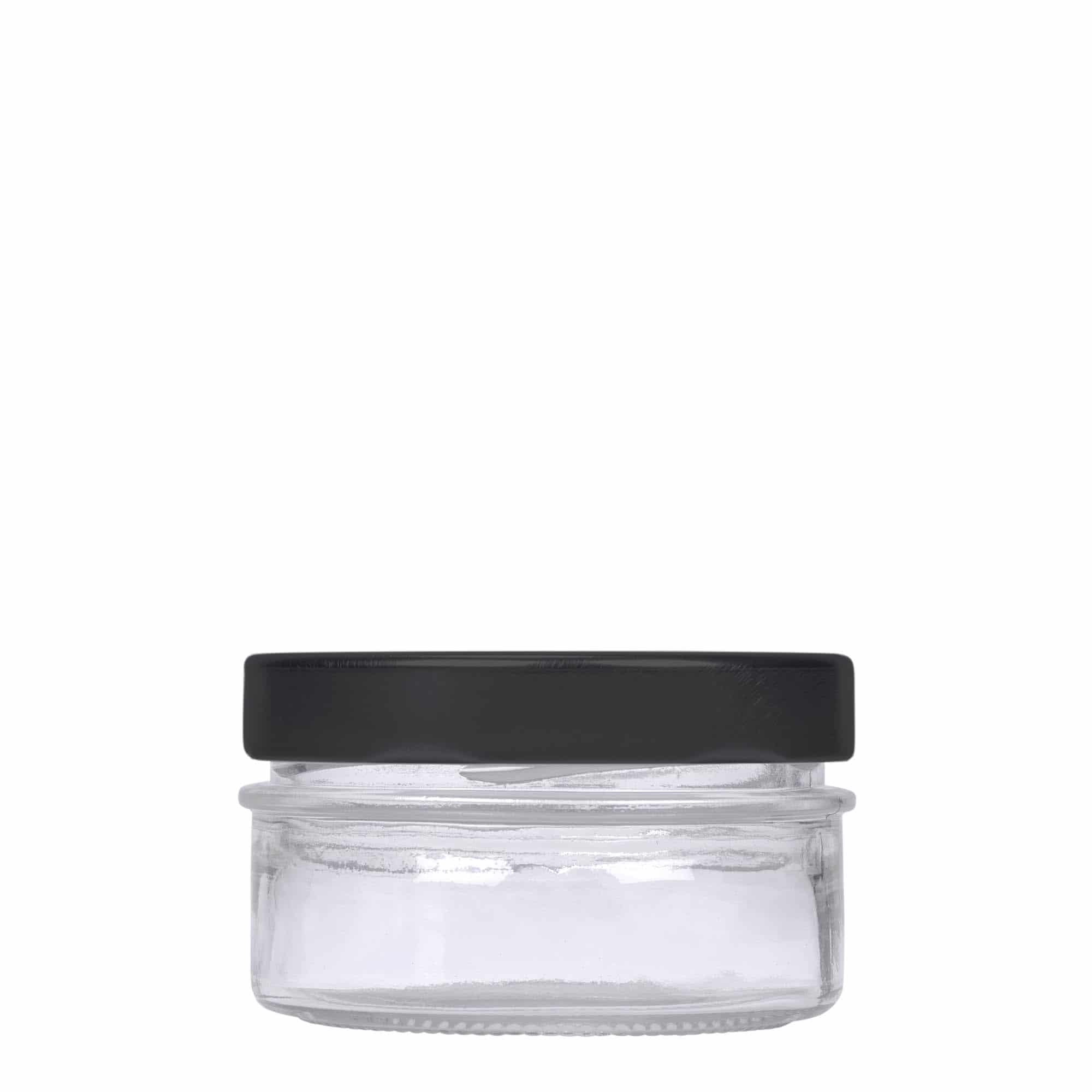 190 ml кръгъл буркан „Monza“, затваряне: дълбок винтов капак Deep-Twist-Off (DTO 82)