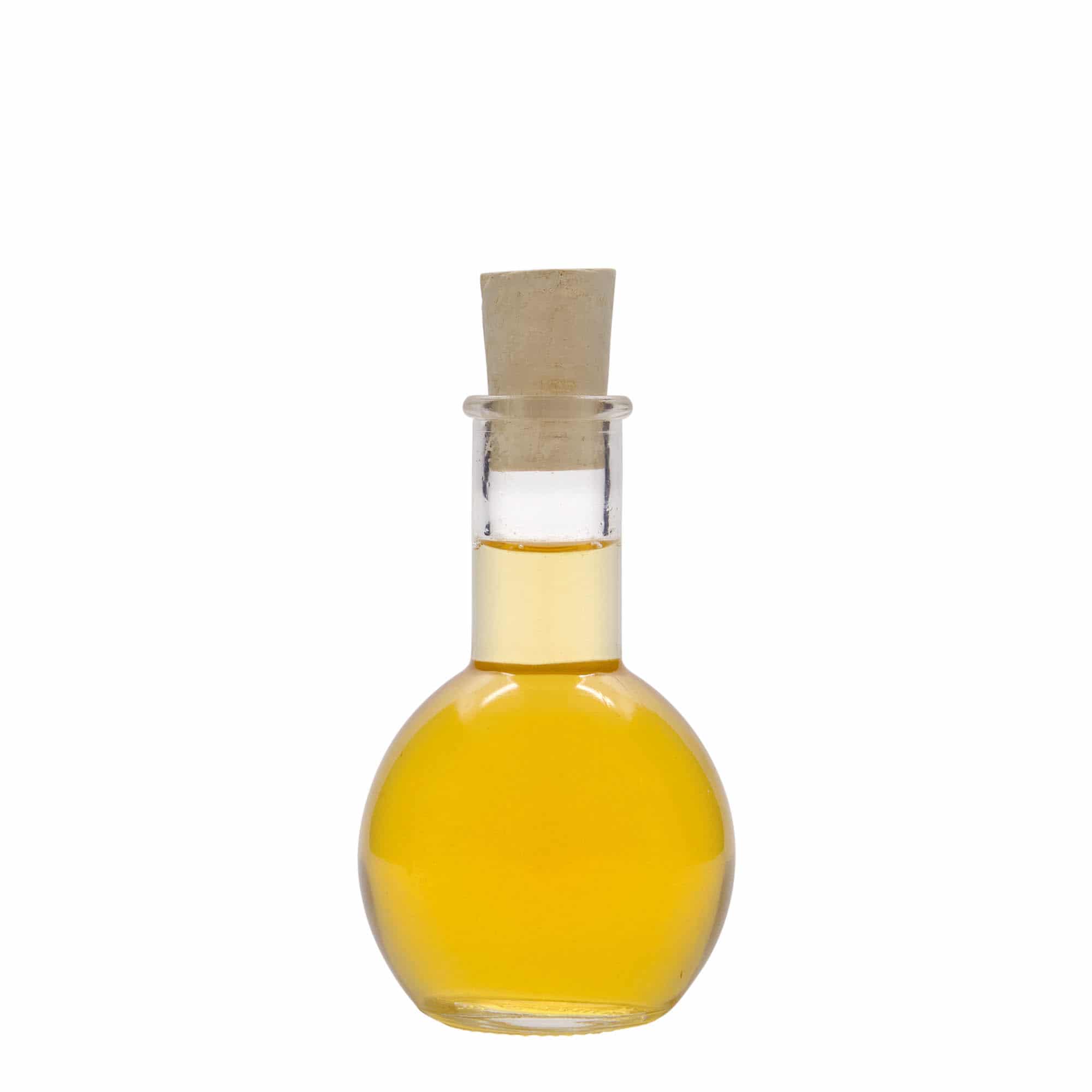 100 ml стъклена бутилка „Tulipano“, затваряне: коркова тапа