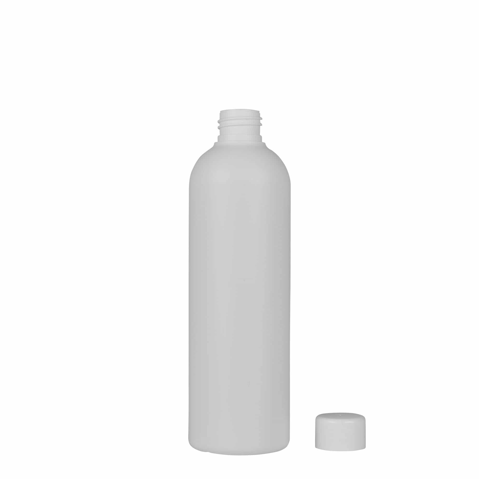 300 ml пластмасова бутилка „Tuffy“, HDPE, бяла, затваряне: винтова капачка GPI 24/410