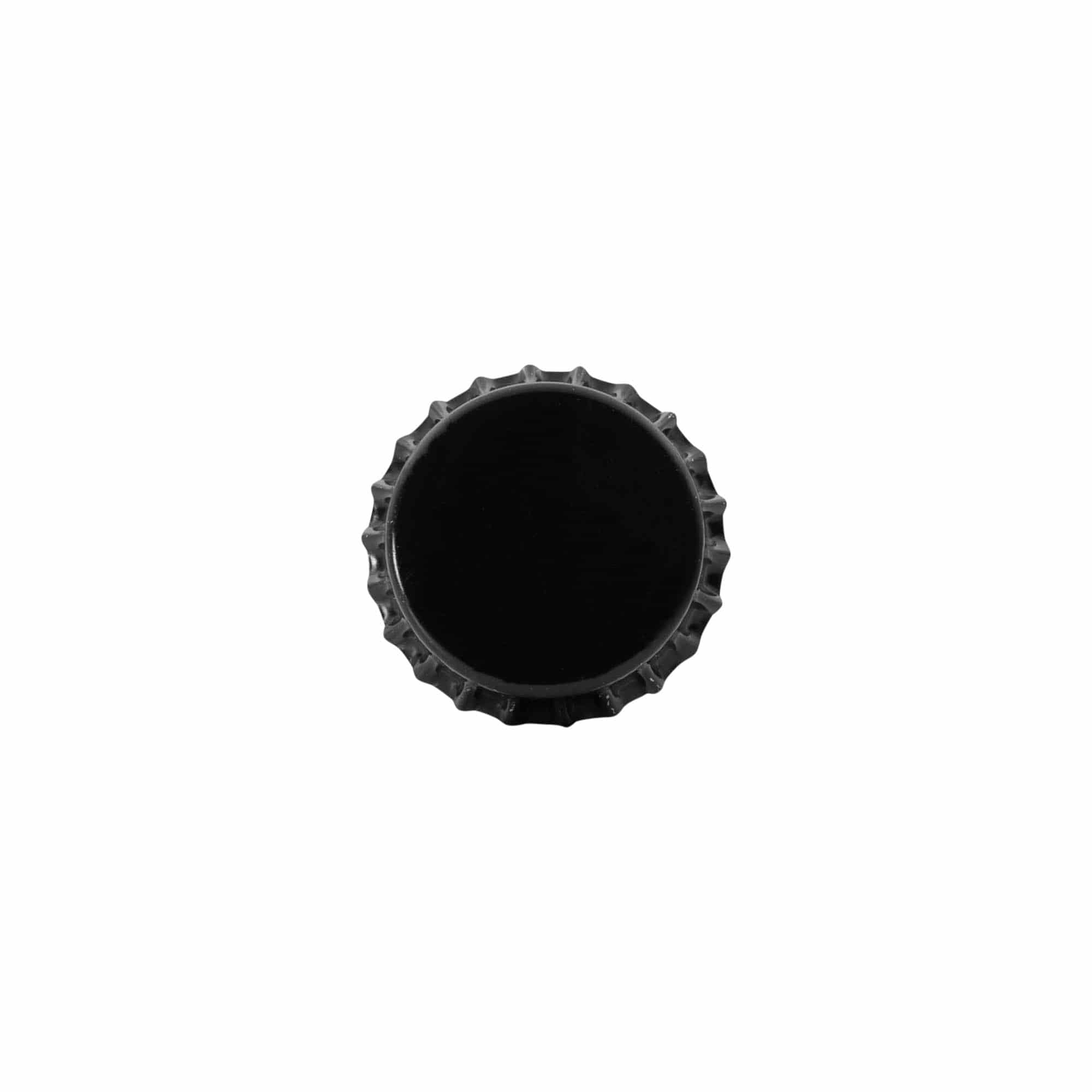Капачка за бутилки 29 mm, метална, черна