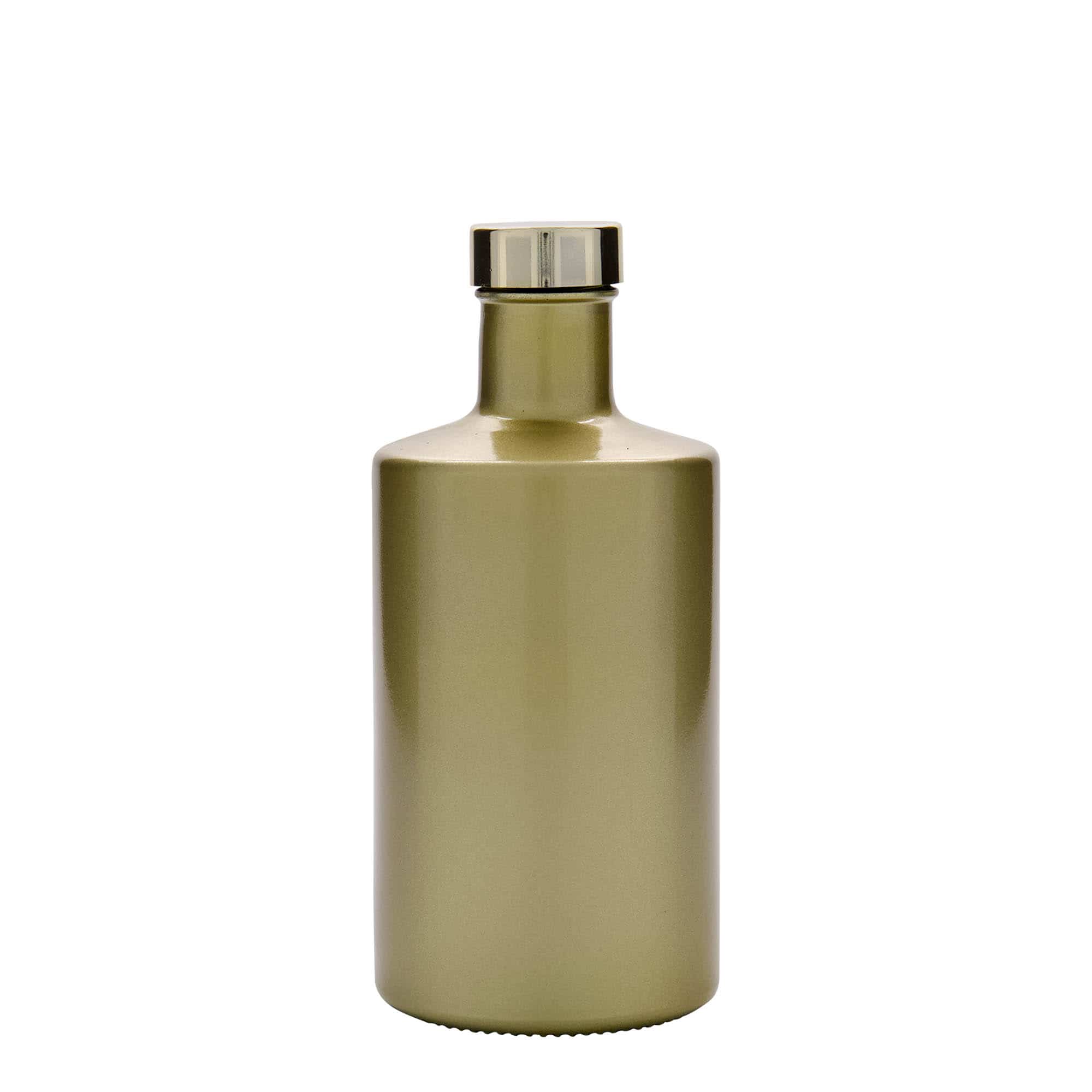 500 ml стъклена бутилка „Caroline“, златиста, затваряне: винтова капачка GPI 33
