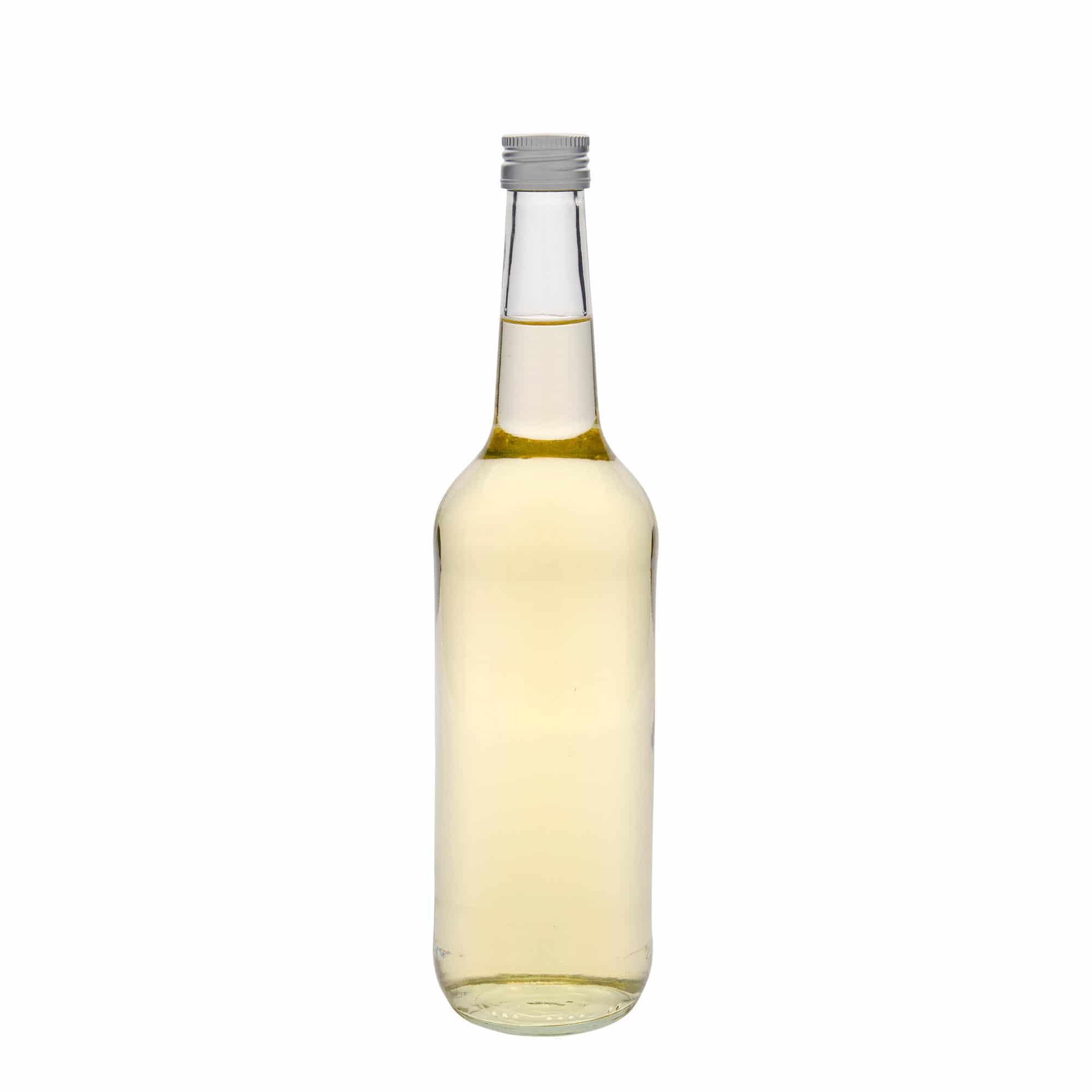 700 ml стъклена бутилка с право гърло, затваряне: капачка PP 28