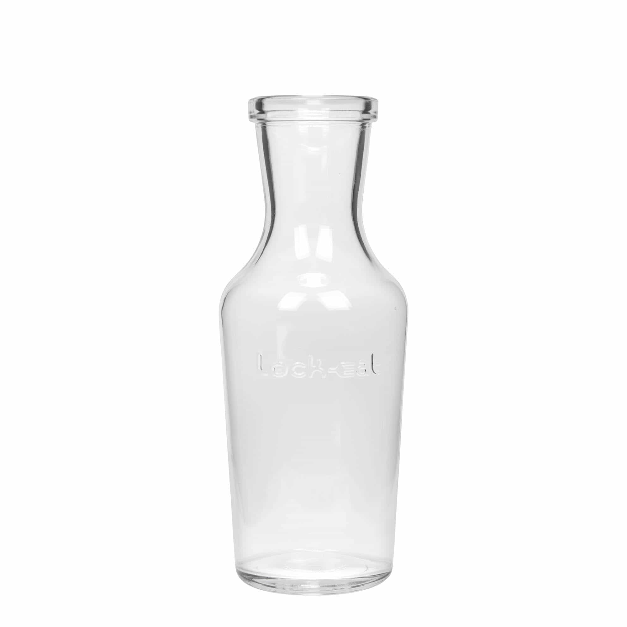 1000 ml стъклена гарафа „Lock-Eat“, затваряне: капак с клипс