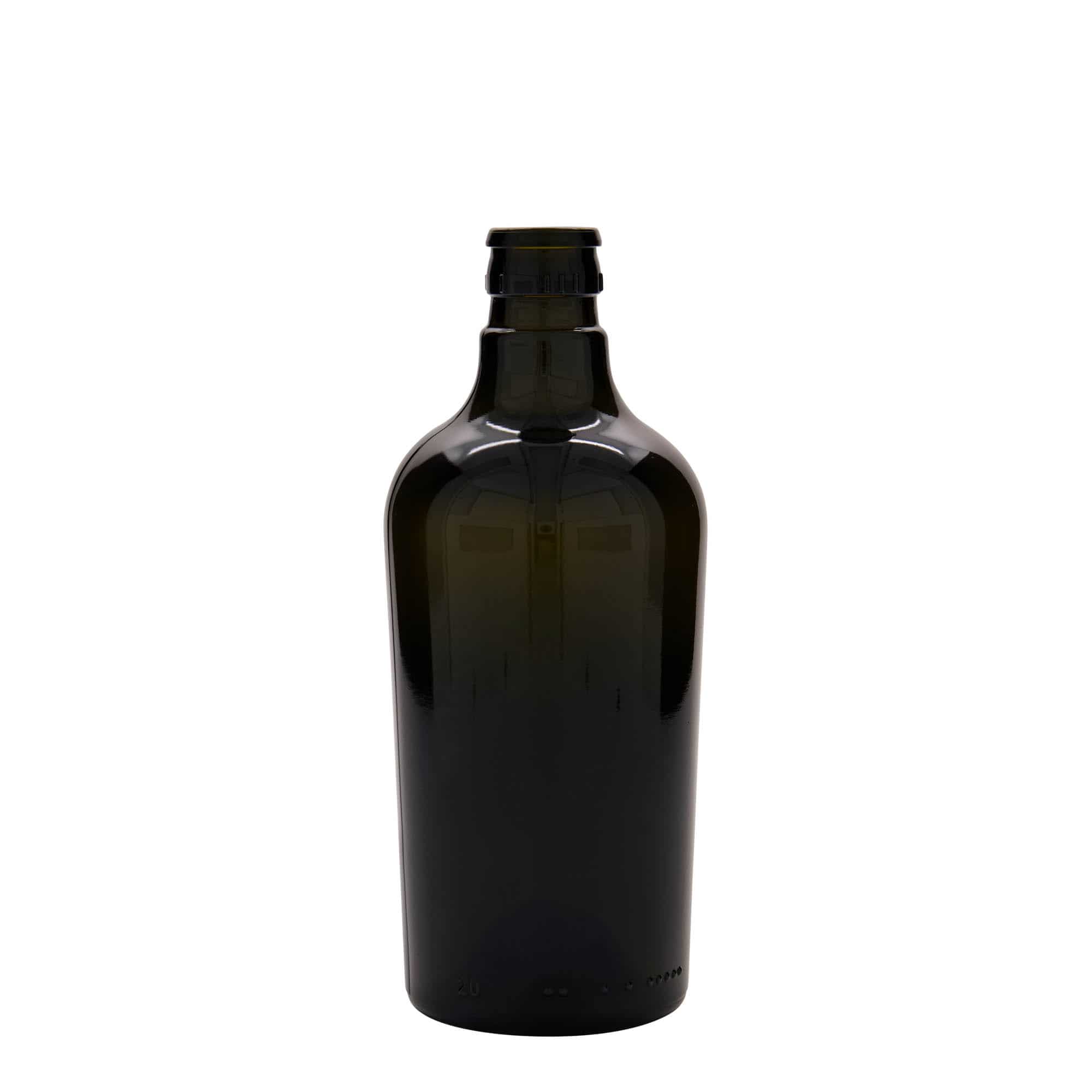 500 ml бутилка за оцет/олио „Oleum“, стъклена, антично зелено, затваряне: без възможност за повторно пълнене 500 ml бутилка за оцет/олио „Oleum“, стъклена, антично зелено, затваряне: без възможност за повторно пълнене