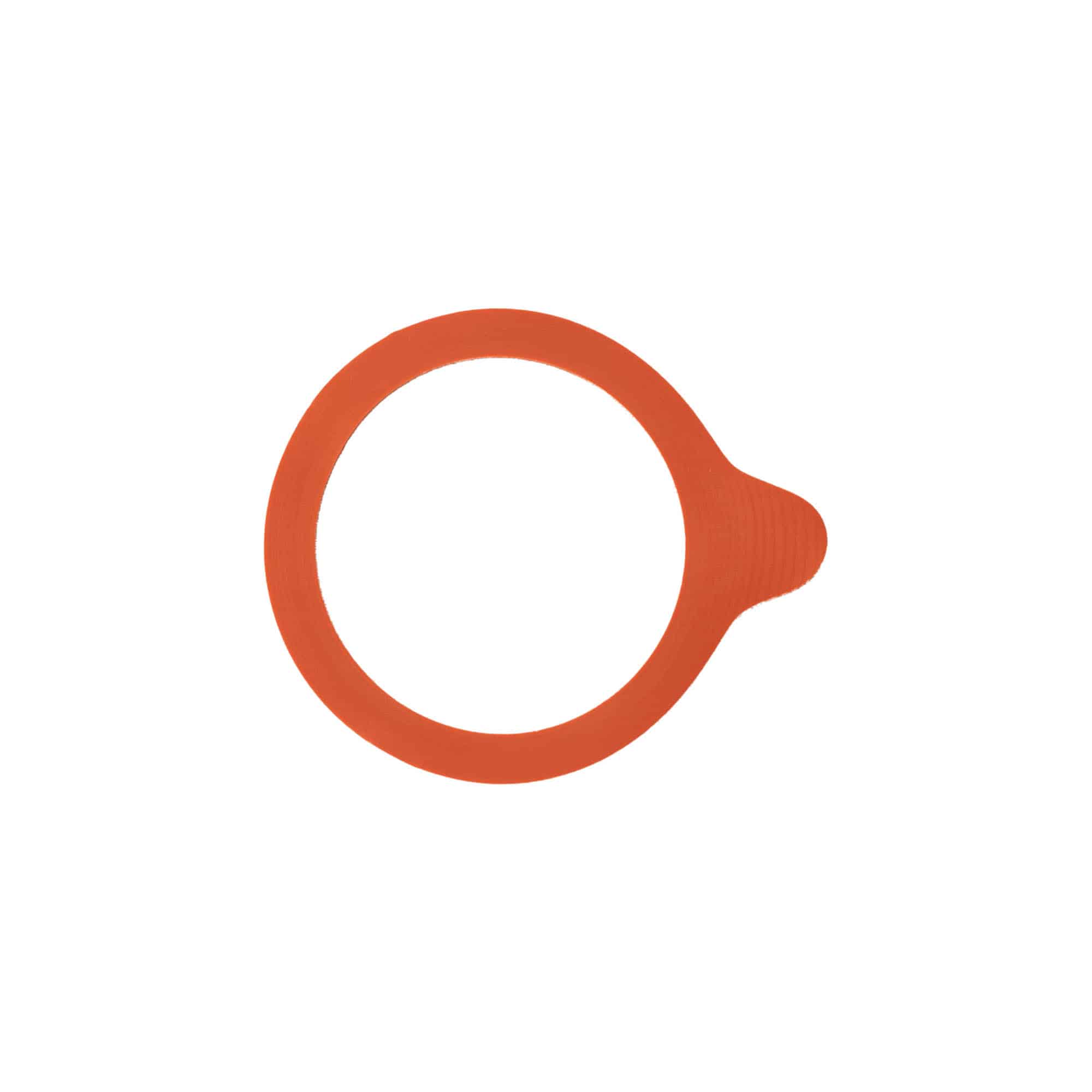 WECK-консервиращ пръстен RR60 #, червен, отвор: кръгъл ръб