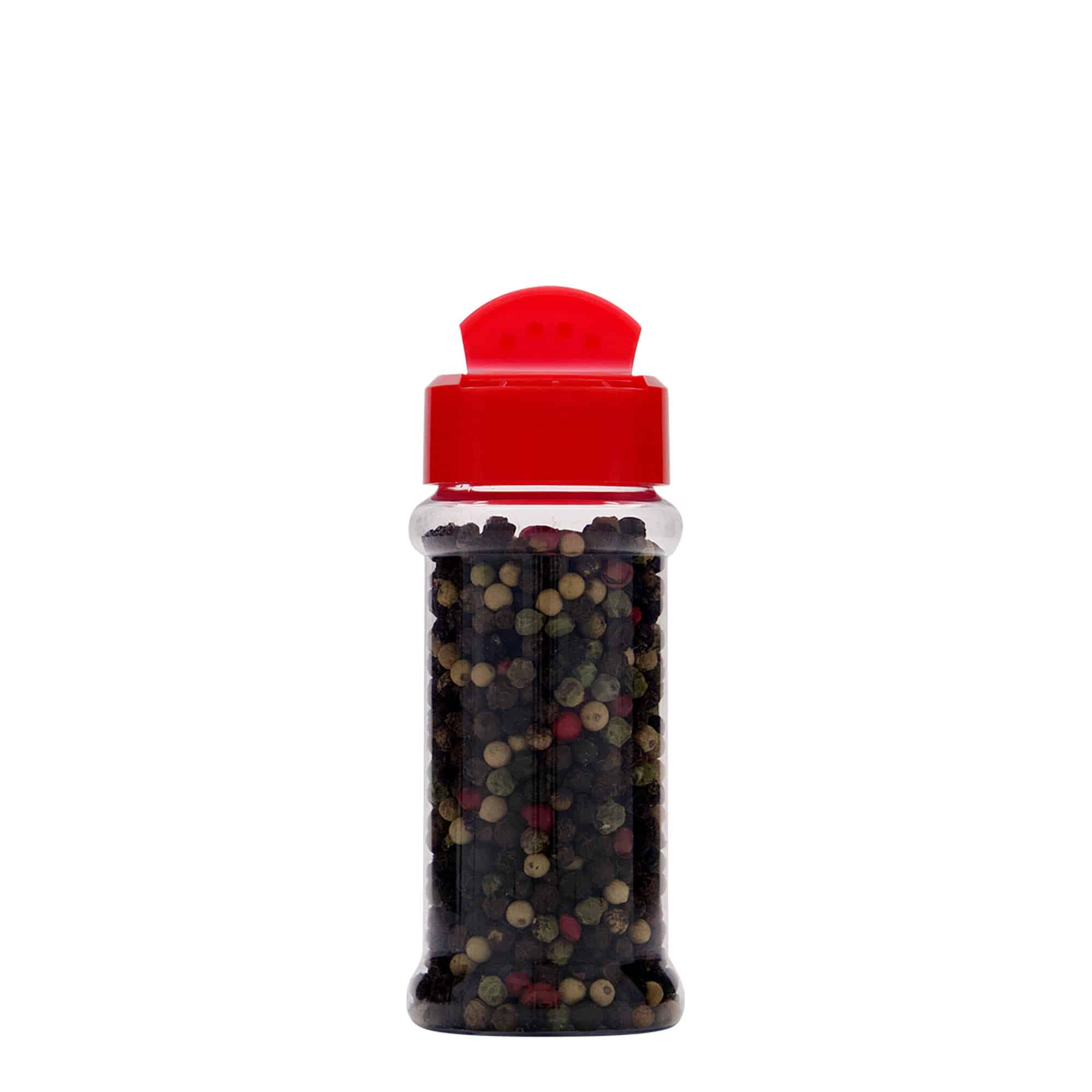 100 ml PET бурканче за подправки, пластмасово, затваряне: винтова капачка 38/400
