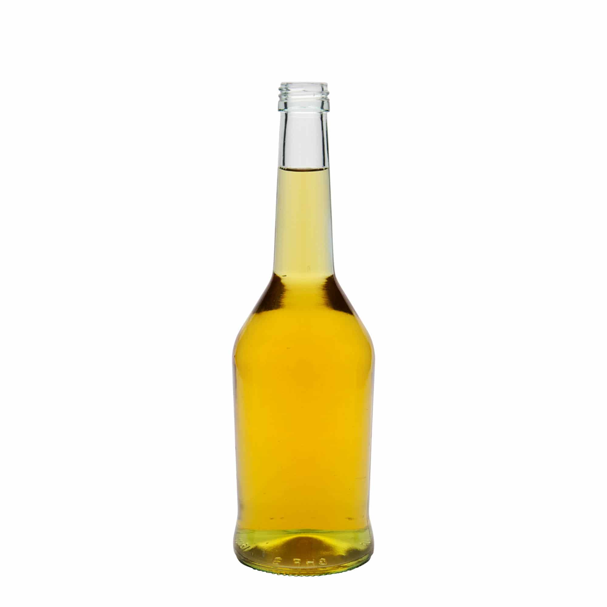 500 ml стъклена бутилка за спиртни напитки, затваряне: капачка PP 28