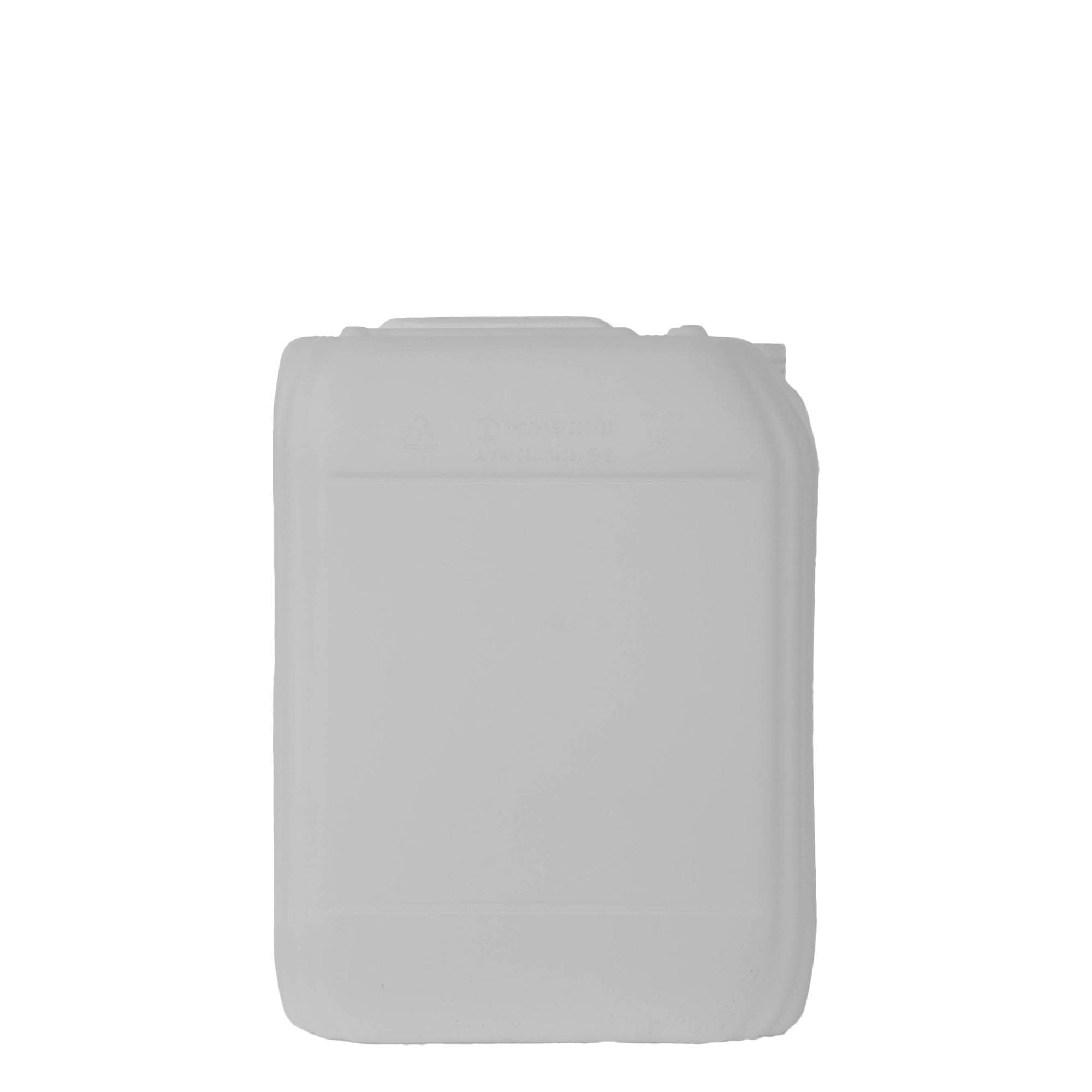 20 l бидон, правоъгълен, HDPE пластмаса, естествен цвят, затваряне: ND 60 20 l бидон, правоъгълен, HDPE пластмаса, естествен цвят, затваряне: ND 60