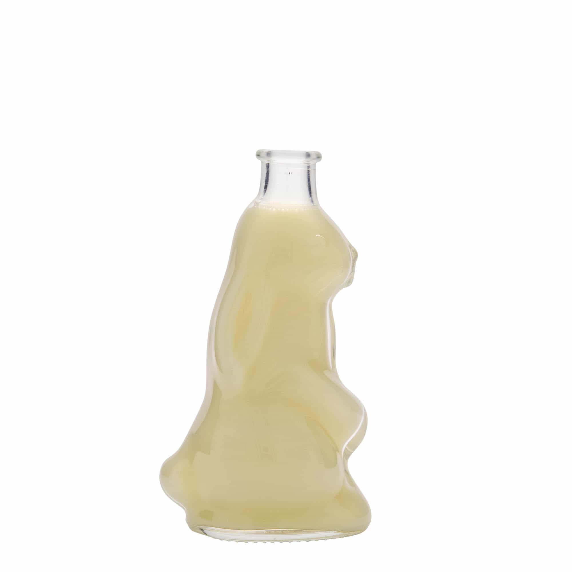 200 ml стъклена бутилка „Заек“, затваряне: коркова тапа