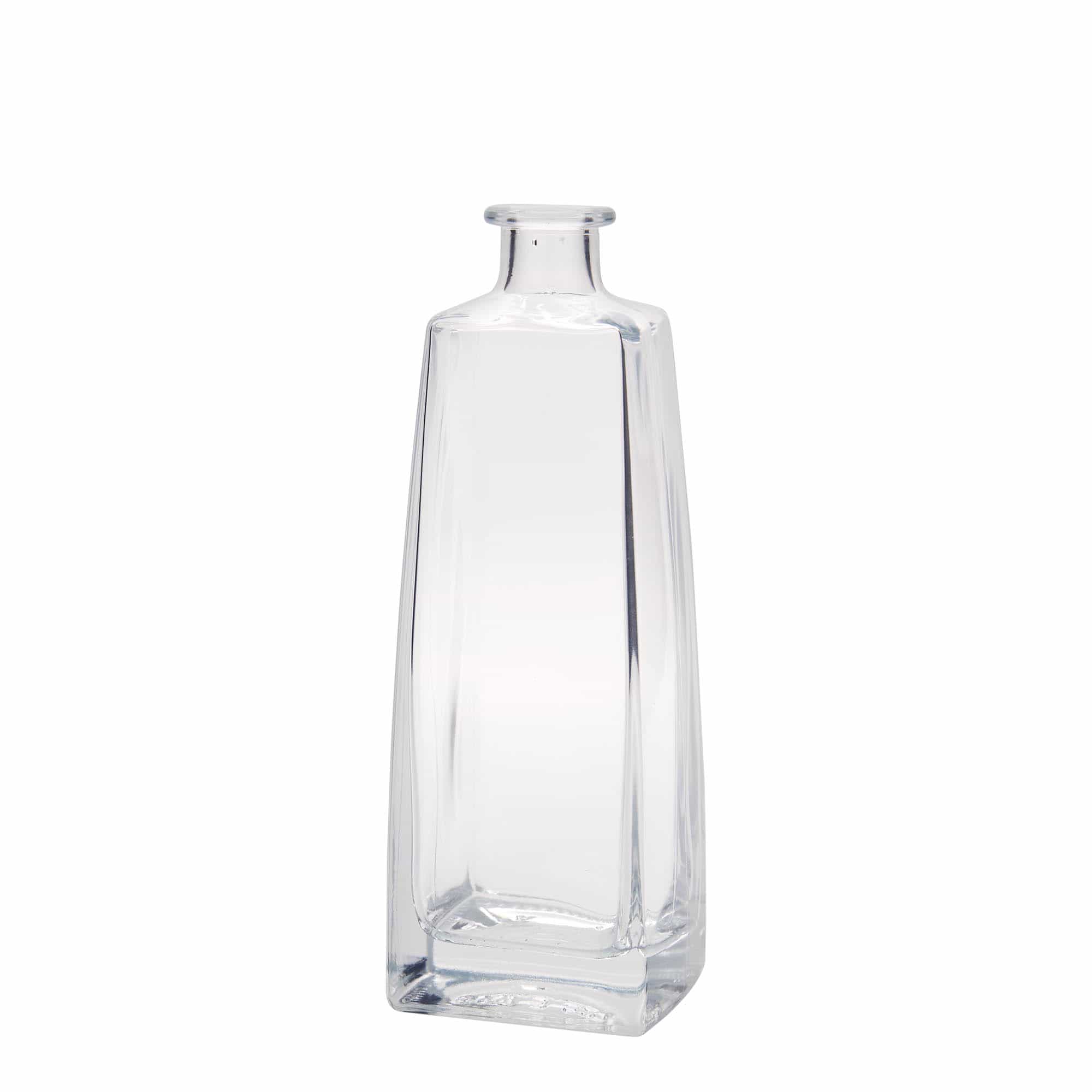 500 ml стъклена бутилка „Timmy“, правоъгълна, затваряне: коркова тапа