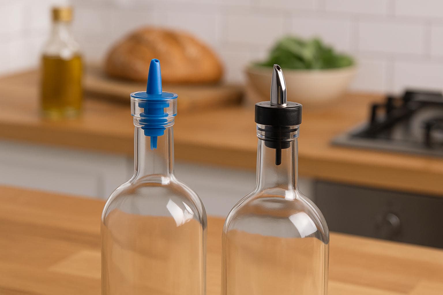 Дюза за наливане Jet Pour, PE пластмаса, прозрачна