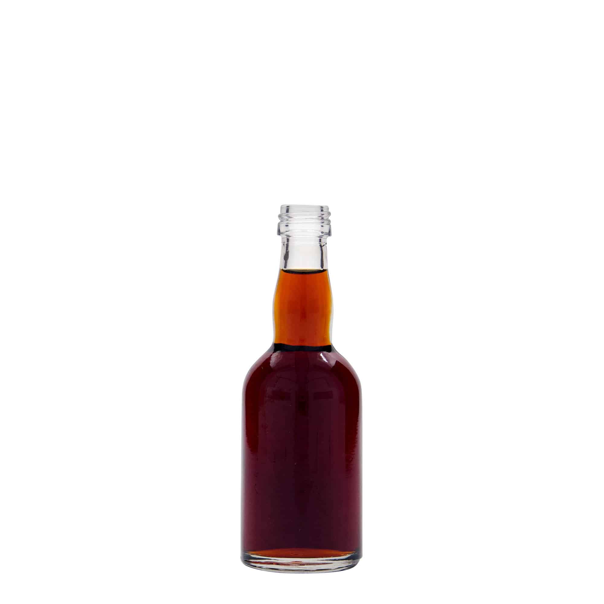 50 ml стъклена бутилка „Proba“, затваряне: капачка PP 18