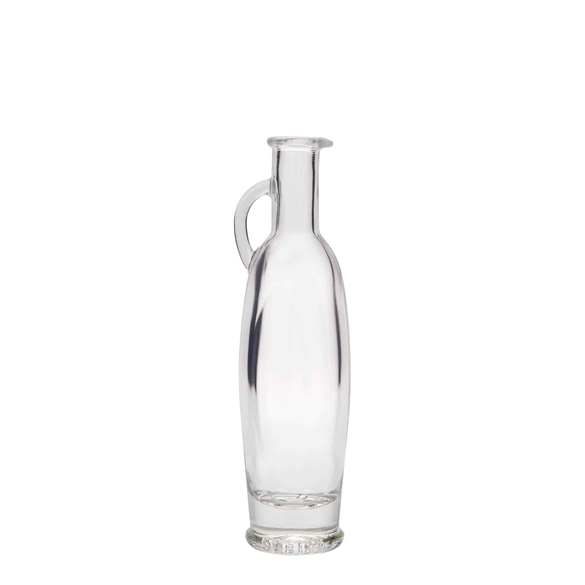 100 ml стъклена бутилка „Eleganta“, овална, затваряне: коркова тапа