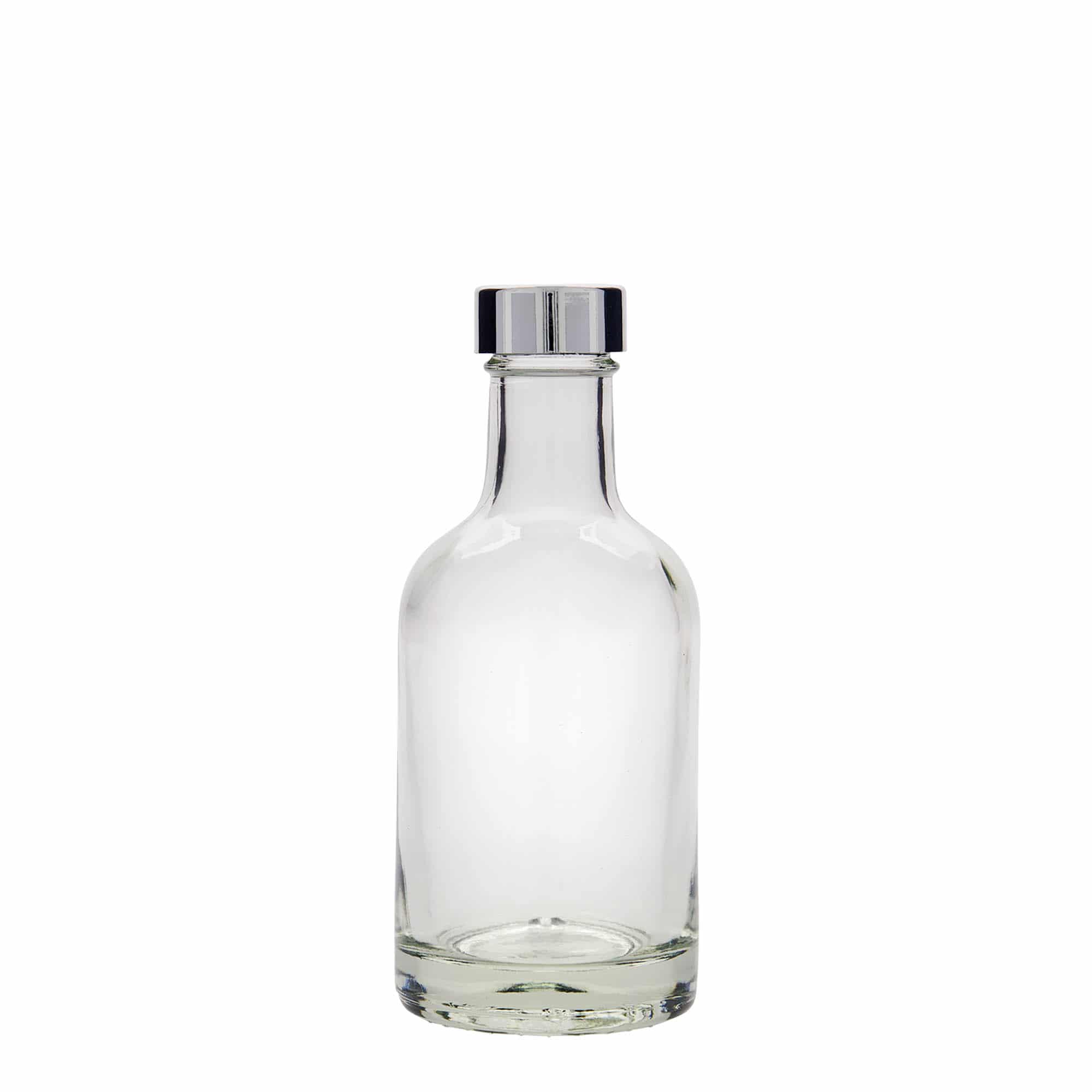 200 ml стъклена бутилка „First Class“, затваряне: винтова капачка GPI 28
