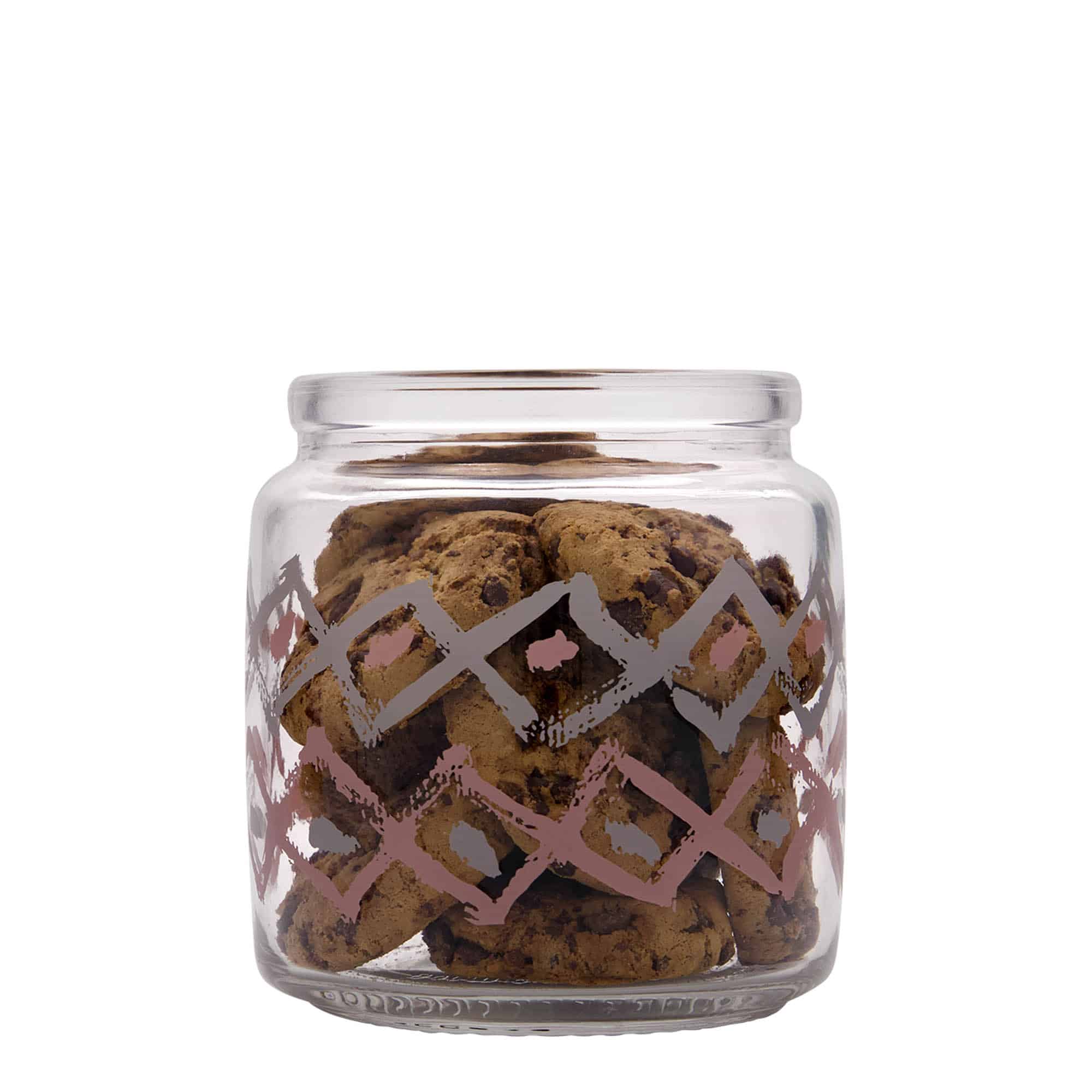 750 ml буркан с коркова тапа „Giara“, мотив: Manolibera rosa, затваряне: коркова тапа