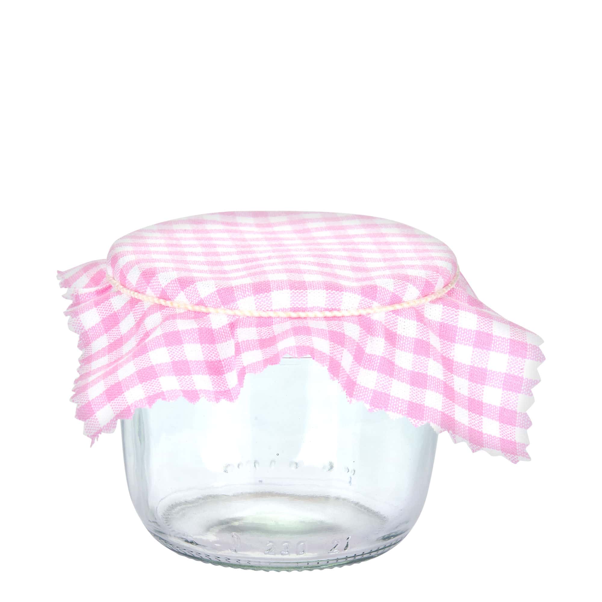 Кариран платнен подложка 12x12, квадратна, текстил, розова, отвор: TO38-TO53