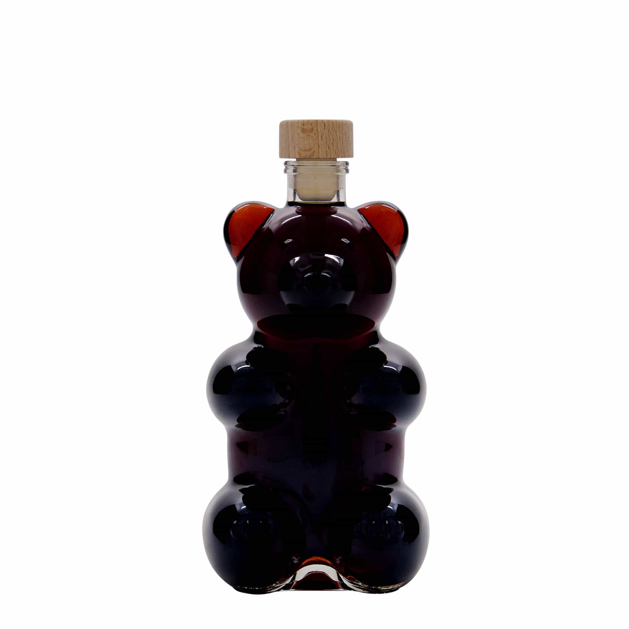 350 ml стъклена бутилка „Мечка“, затваряне: коркова тапа