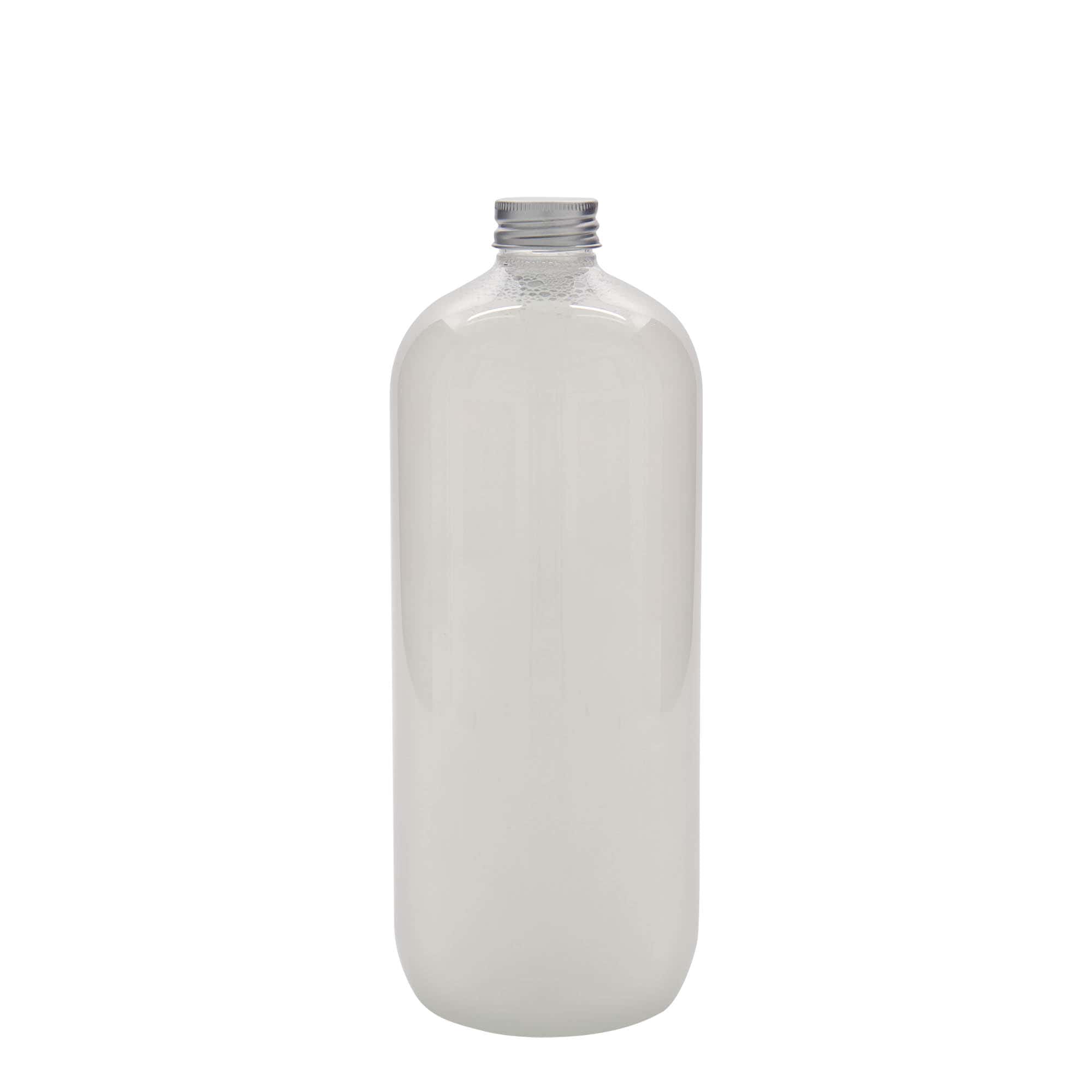 1000 ml PET бутилка „Бостън“, пластмасова, затваряне: винтова капачка 28/410