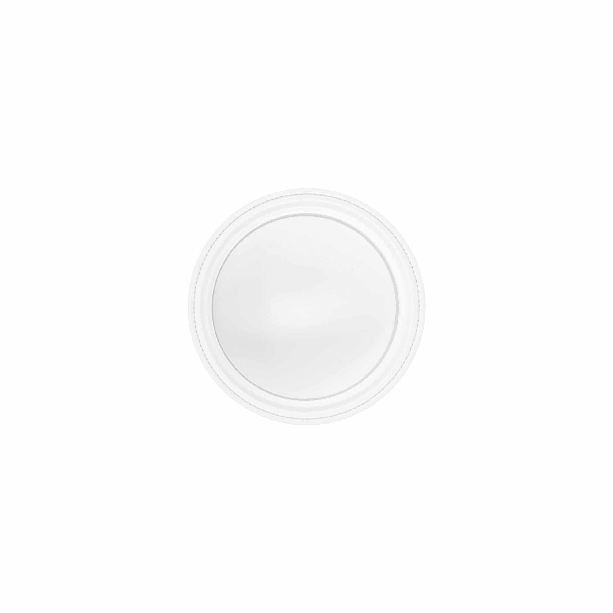 Винтова капачка 30 ml, SAN пластмаса, бяла