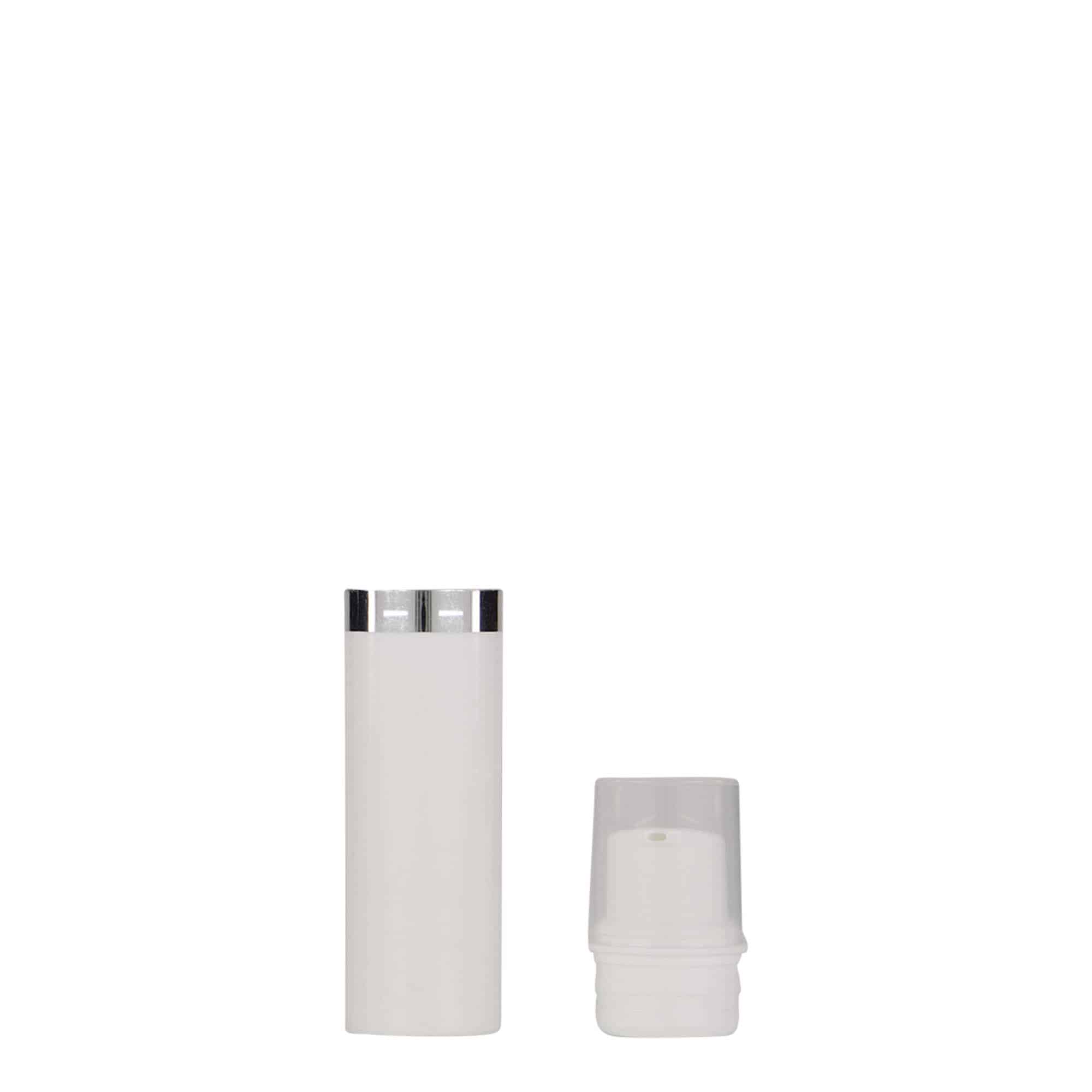 10 ml безвъздушен дозатор „Nano“, PP пластмаса, бял
