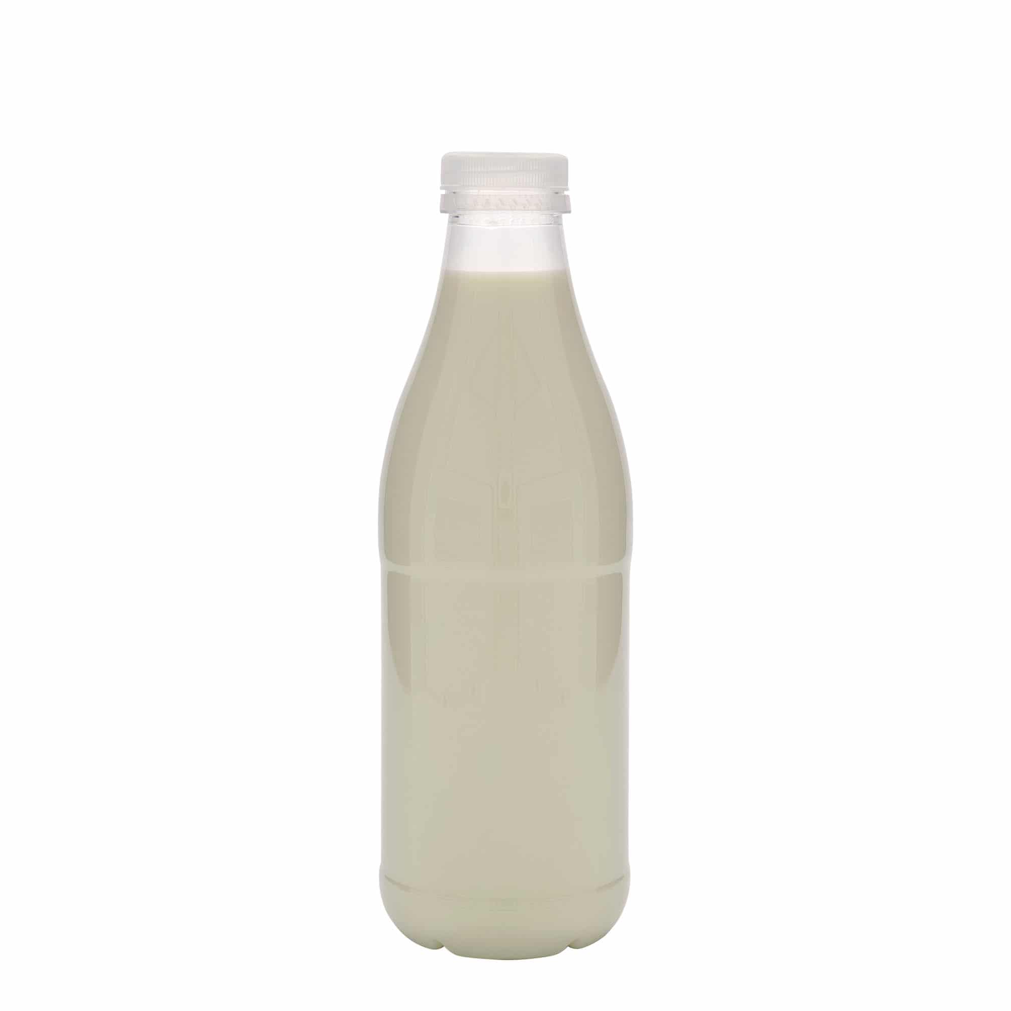 1000 ml PET бутилка „Мляко и сок“, пластмасова, затваряне: 38 mm