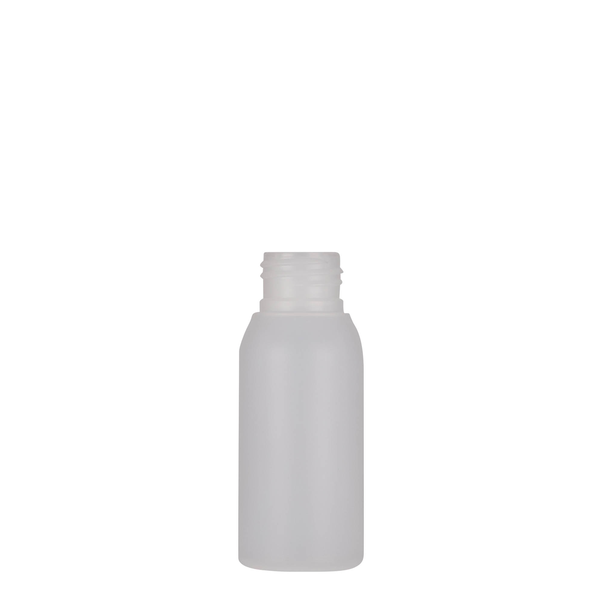 50 мл пластмасова бутилка 'Tuffy', HDPE, натурална, гърловина: 24/410