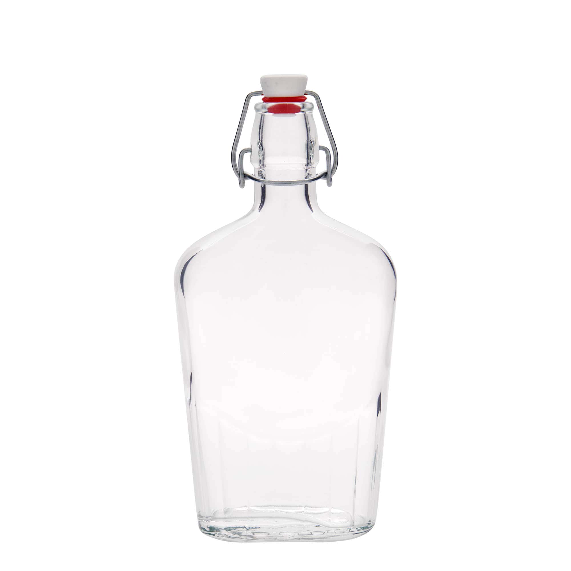 500 ml стъклена бутилка „Fiaschetta“, овална, затваряне: тапа с клипс 500 ml стъклена бутилка „Fiaschetta“, овална, затваряне: тапа с клипс