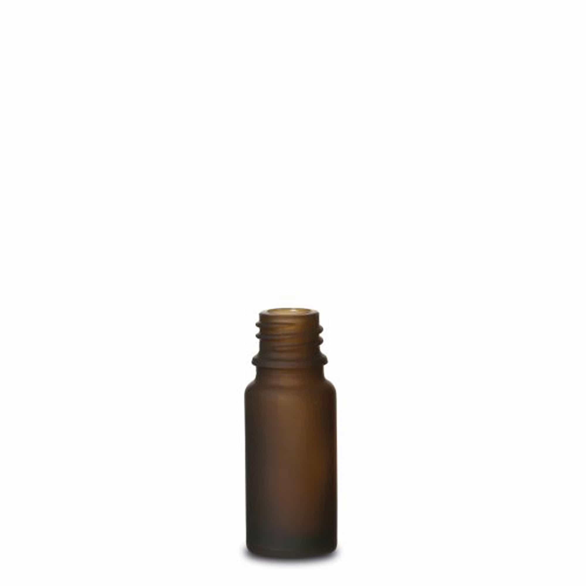 10ml медицинско шише, стъкло, кафяво матирано, гърло: DIN 18 10ml медицинско шише, стъкло, кафяво матирано, гърло: DIN 18