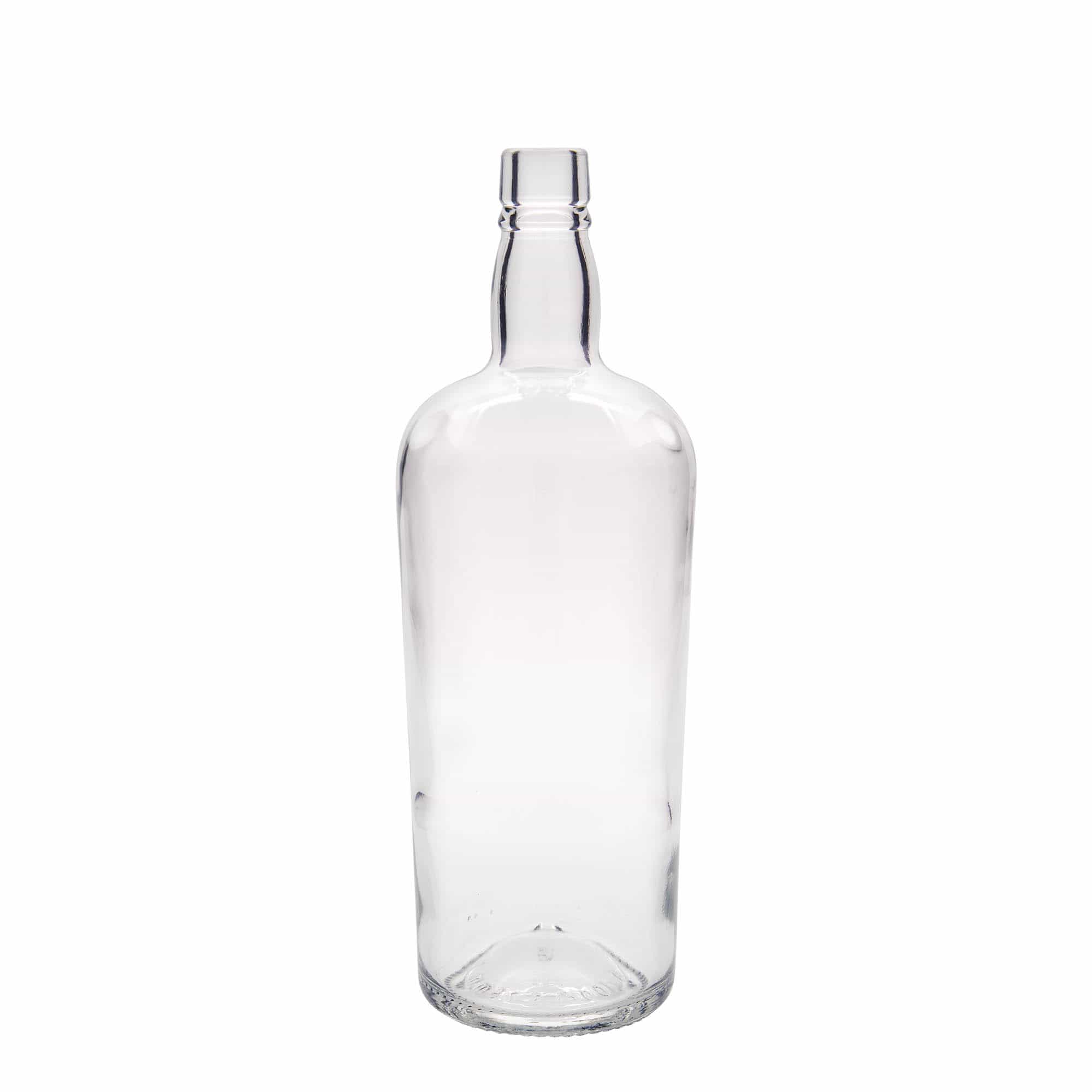 1000 ml стъклена бутилка „Единбург“, затваряне: коркова тапа