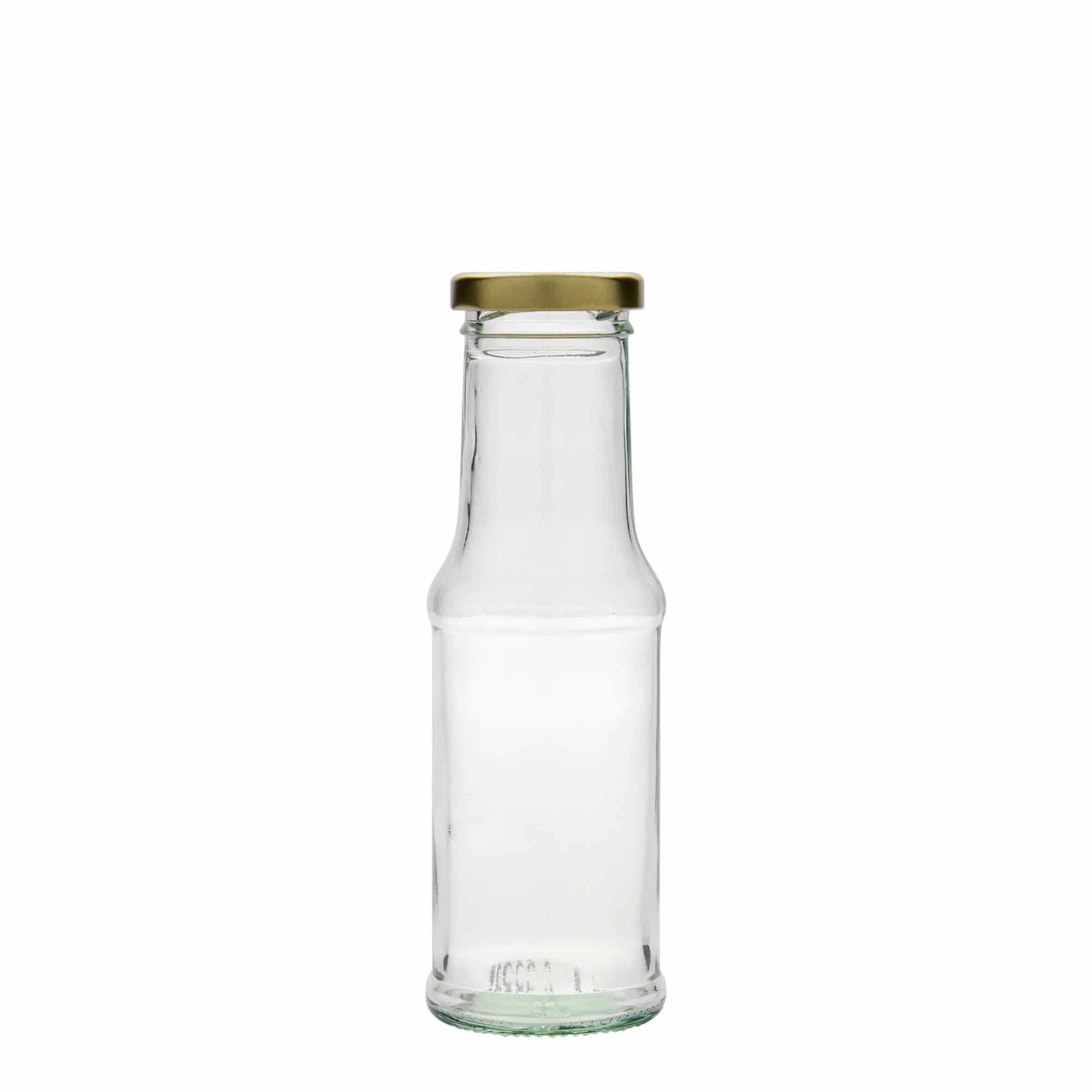 200 ml бутилка за сос, стъклена, затваряне: винтов капак Twist-Off (TO 43)