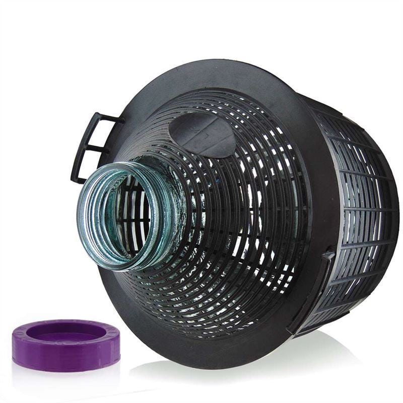 25 л бутилка с балон, широко гърло, стъкло, отвор: винтова капачка