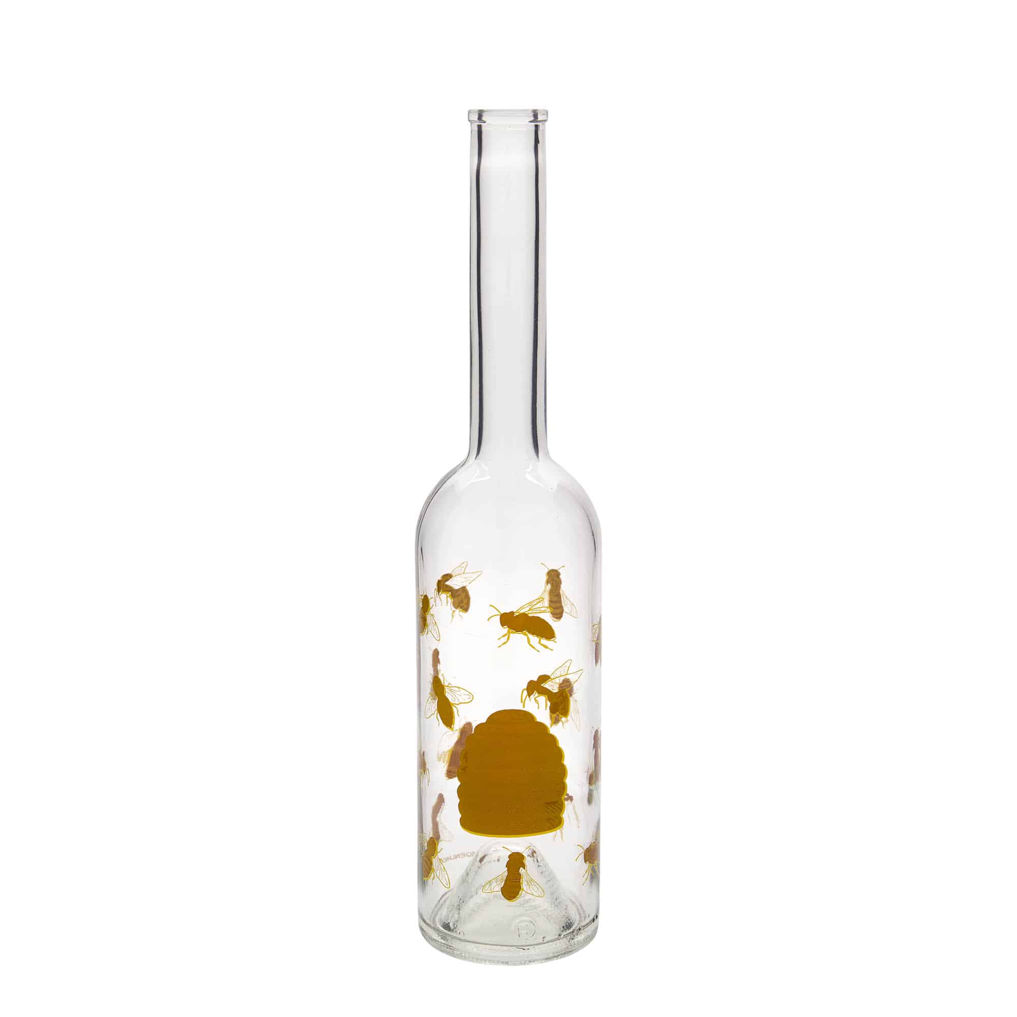 500 ml стъклена бутилка „Опера“, мотив: пчели, затваряне: коркова тапа 500 ml стъклена бутилка „Опера“, мотив: пчели, затваряне: коркова тапа