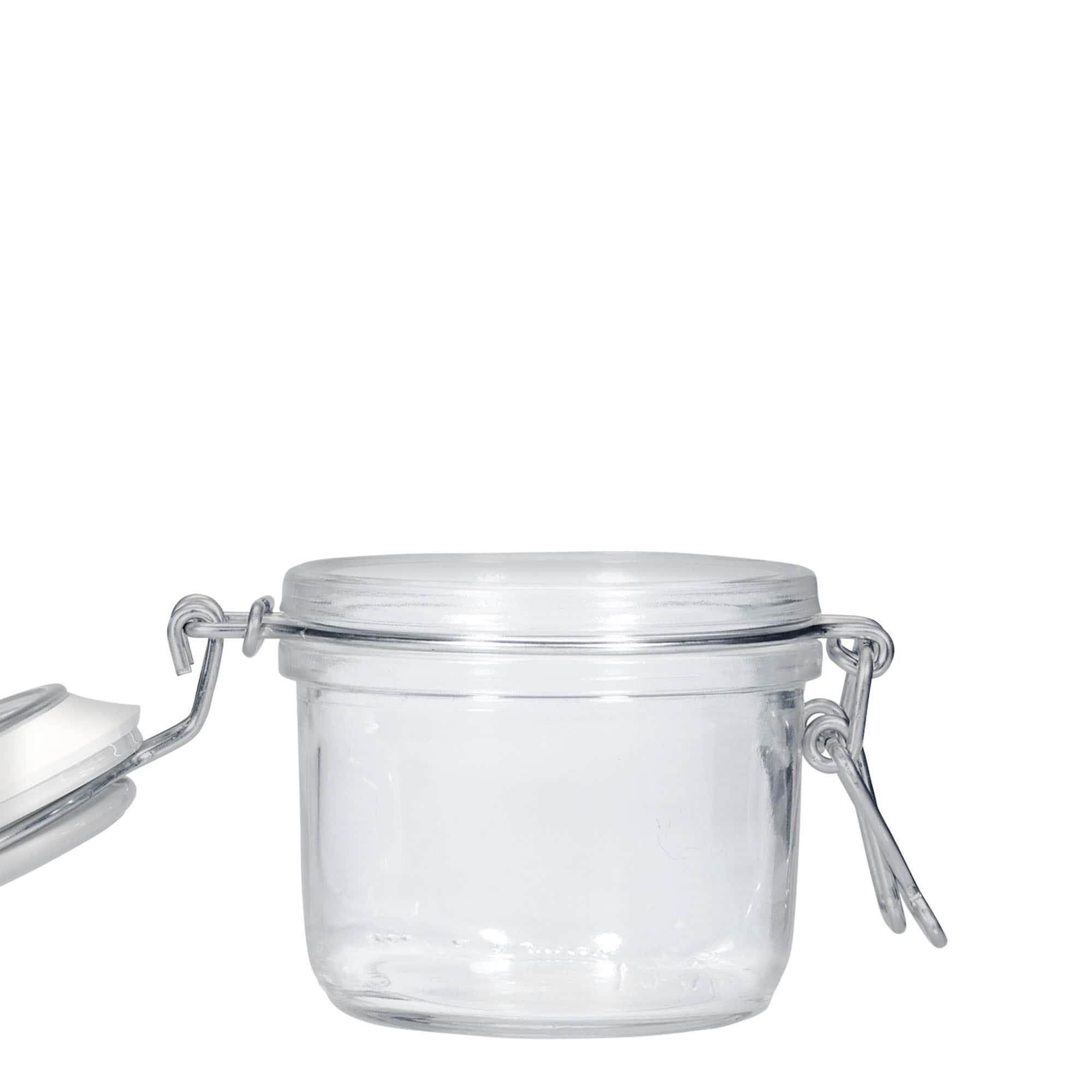 200 ml буркан с клипс „Fido“, син, затваряне: капак с клипс